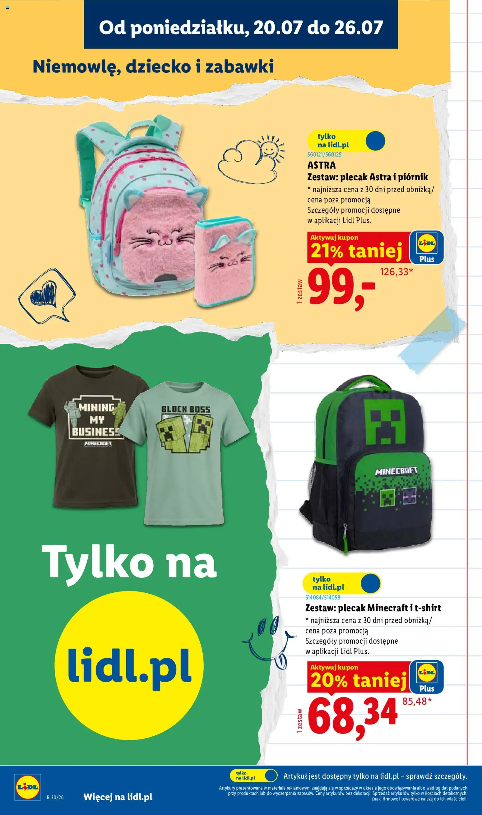 Lidl Katalog od 20.07.2026 | Strona: 22 | Produkty: Plecak