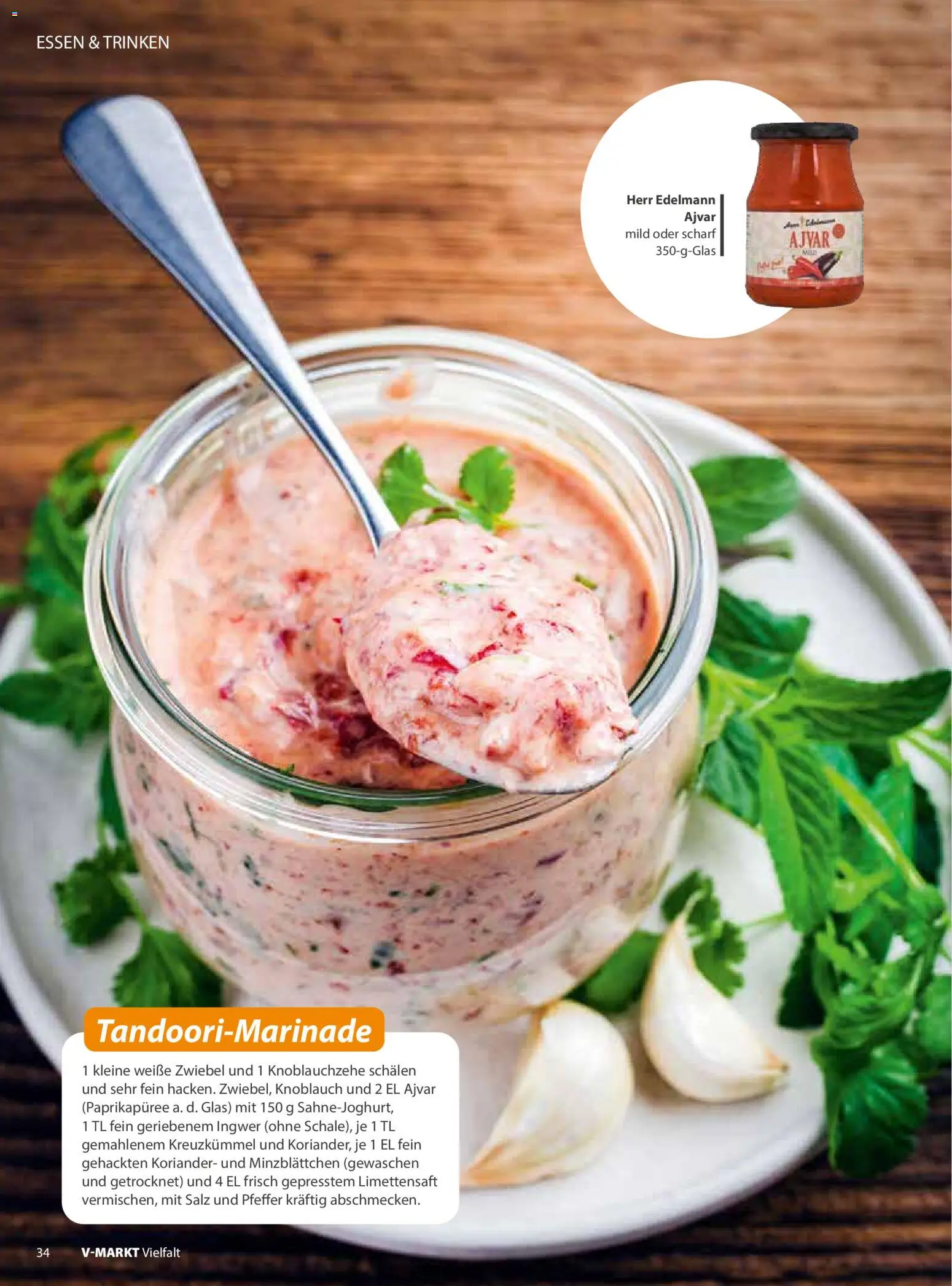 V-Markt Vielfalt Mai / Juni – gültig ab 01.05.2026 | Seite: 34 | Produkte: Salz, Pfeffer, Knoblauch