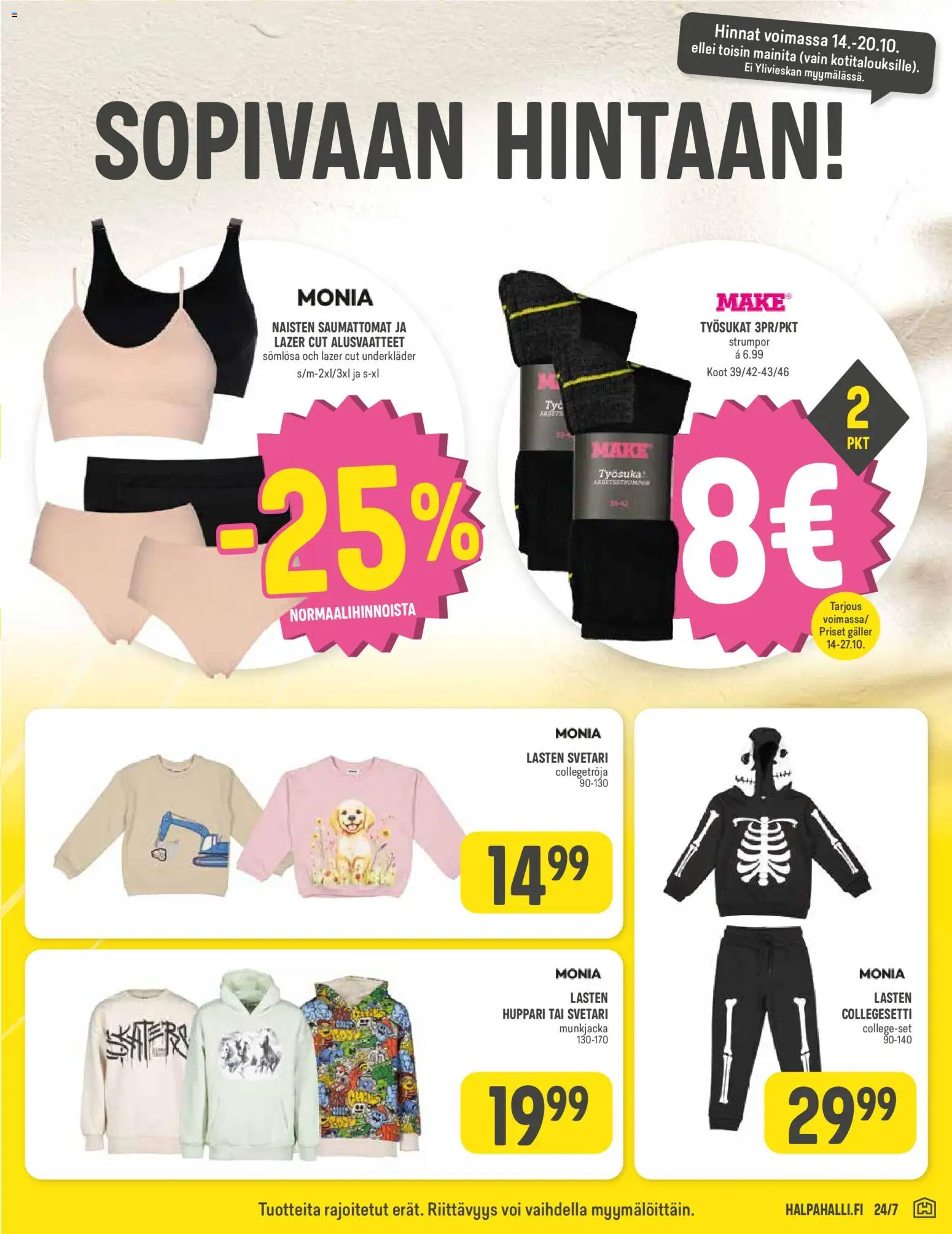 Halpa Halli tarjoukset – voimassa 14/10/2026 alkaen | Sivu: 19