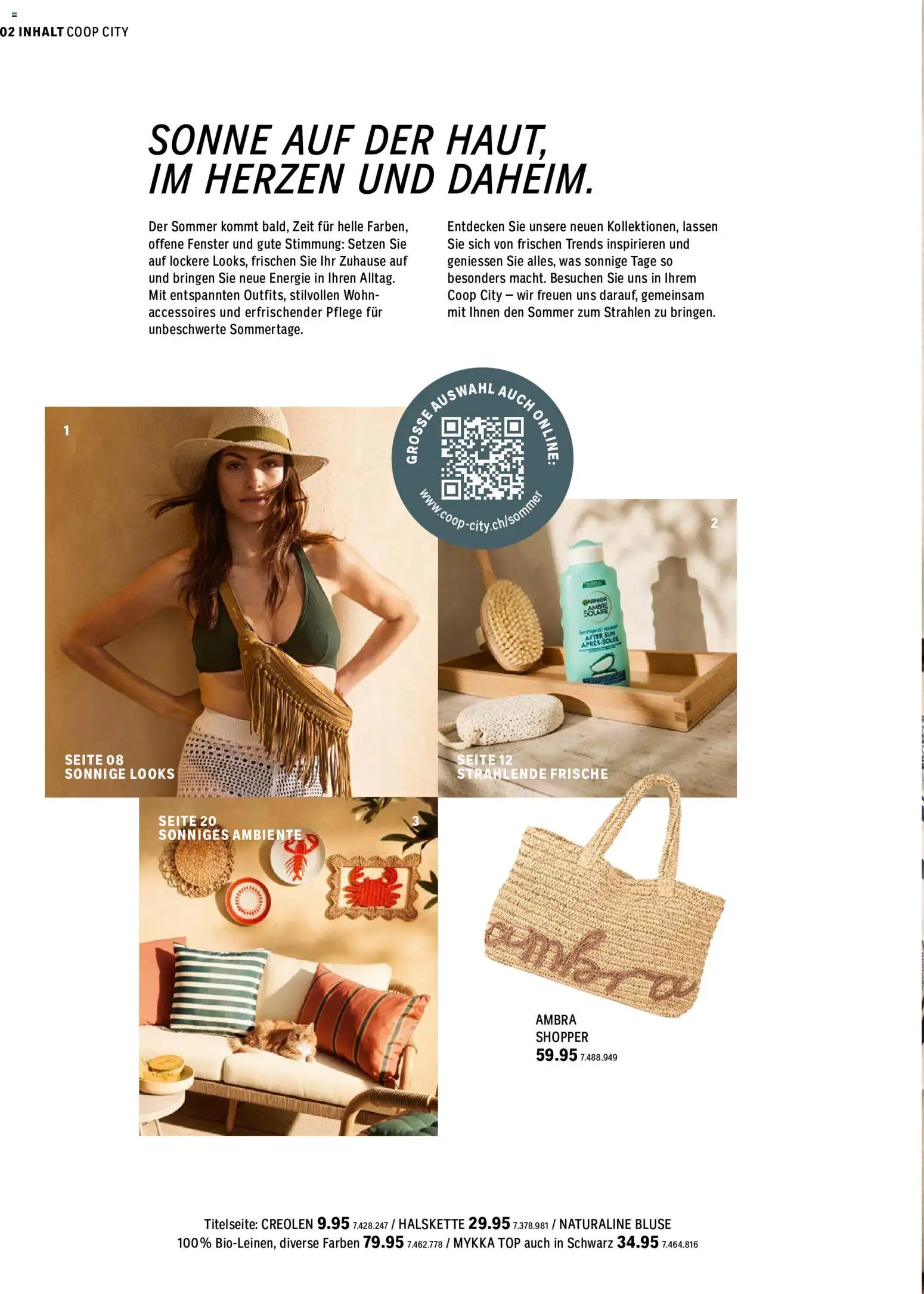 Coop City aktionen – gültig ab 01.05.2026 | Seite: 2 | Produkte: Bluse, After Sun, Top