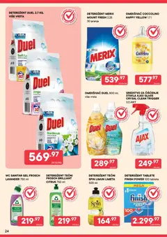 PerSu katalog Trajno niske cene - pregled PerSu kataloga - važi od 01.08.2026 | Strana: 24 | Proizvode: Deterdžent, Limeta, Sredstvo za čišćenje, Limun