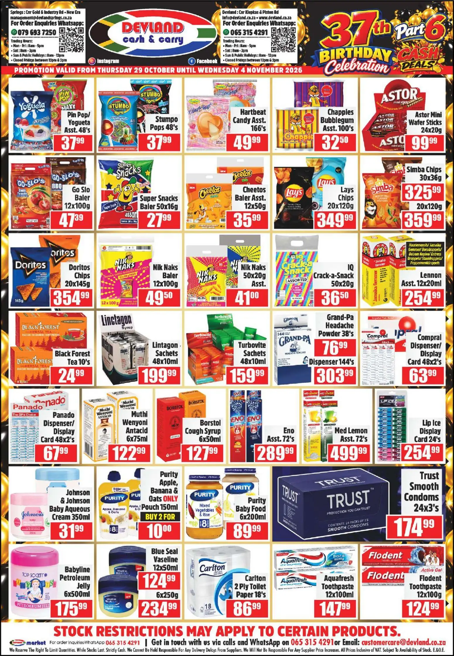 New Devland catalogue – valid from 29/10/2026 | Page: 3 | Products: Powder, Tea, Snacks, Vegetables