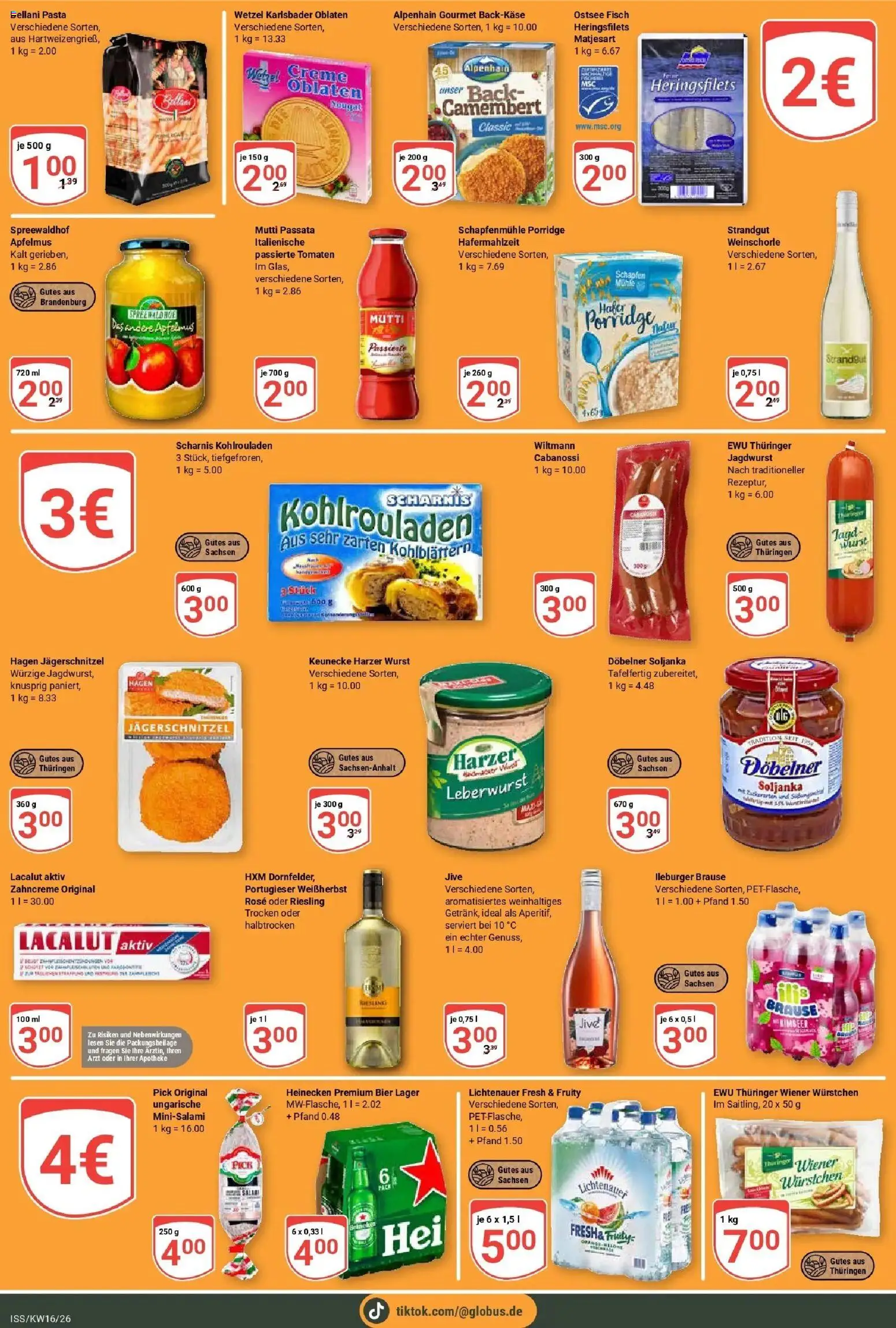 Globus Prospekt Isserstedt	 – gültig ab 12.04.2026 | Seite: 20 | Produkte: Mühle, Wiener wurstchen, Bier, Creme