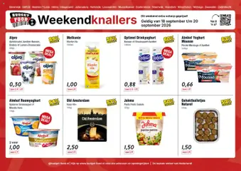 Budget Food folder - Weekendknaller - Voorbeeld van een folder van Budget Food, geldig van 18-09-2026
