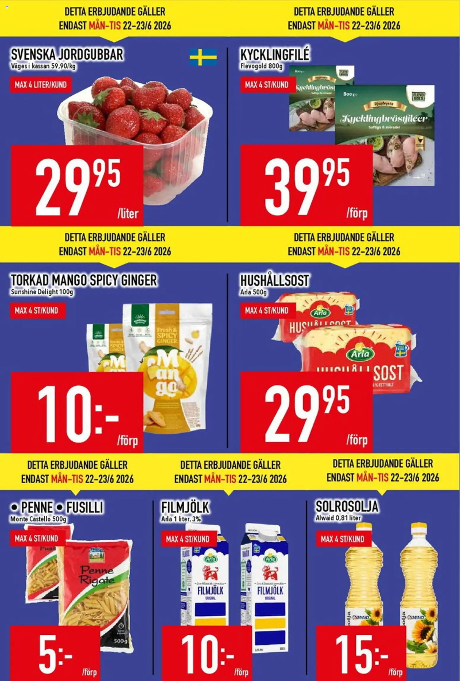Matdax reklamblad aktuell från 22/06/2026 | Sida: 2