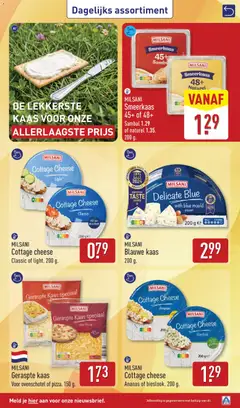 MILSANI Geraspte kaas Voor ovenschotel of pizza. 150 g., Geraspte kaas voor ovenschotel of pizza. - Voorbeeld van een folder van Aldi, geldig van 24-08-2026 | Pagina: 43