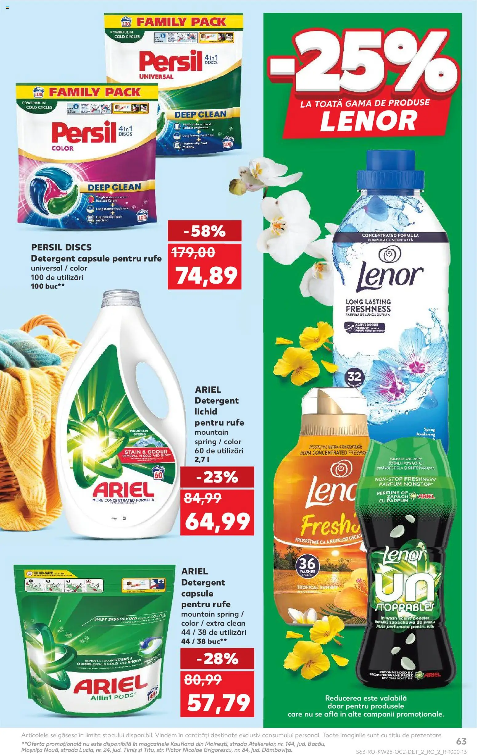 Noul catalog Kaufland – valabil de la 17.06.2026 | Pagină: 63 | Produse: Pomelo, Akrilik boya, Parfum, Detergent