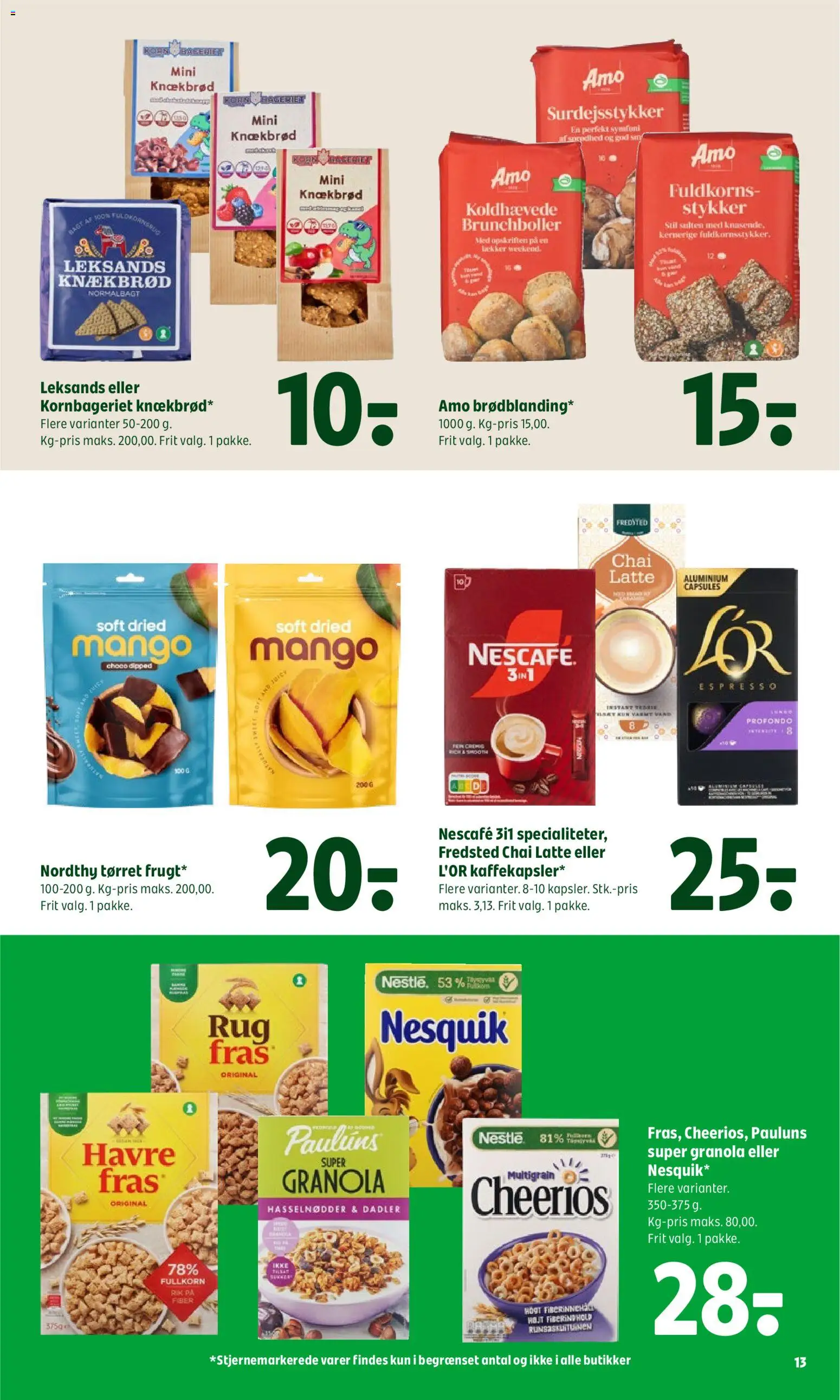 Coop 365 tilbudsavis – gyldig fra 09/07/2026 | Side: 17 | Produkter: Mango, Hasselnødder, Knækbrød, Dadler