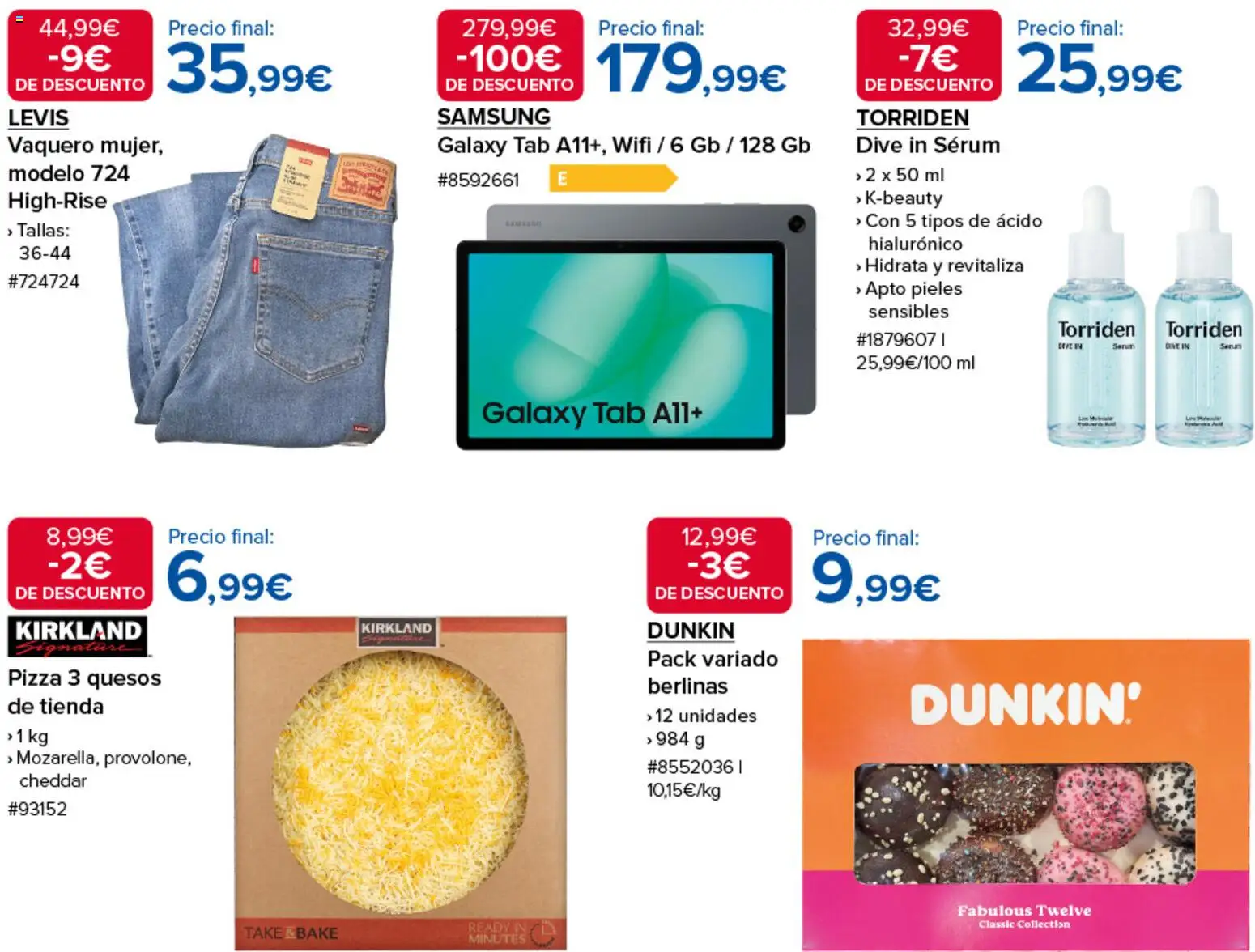 Costco Disfrute de estos descuentos │ válido desde el 29/07/2026 | Página: 2 | Productos: Sérum, Pizza