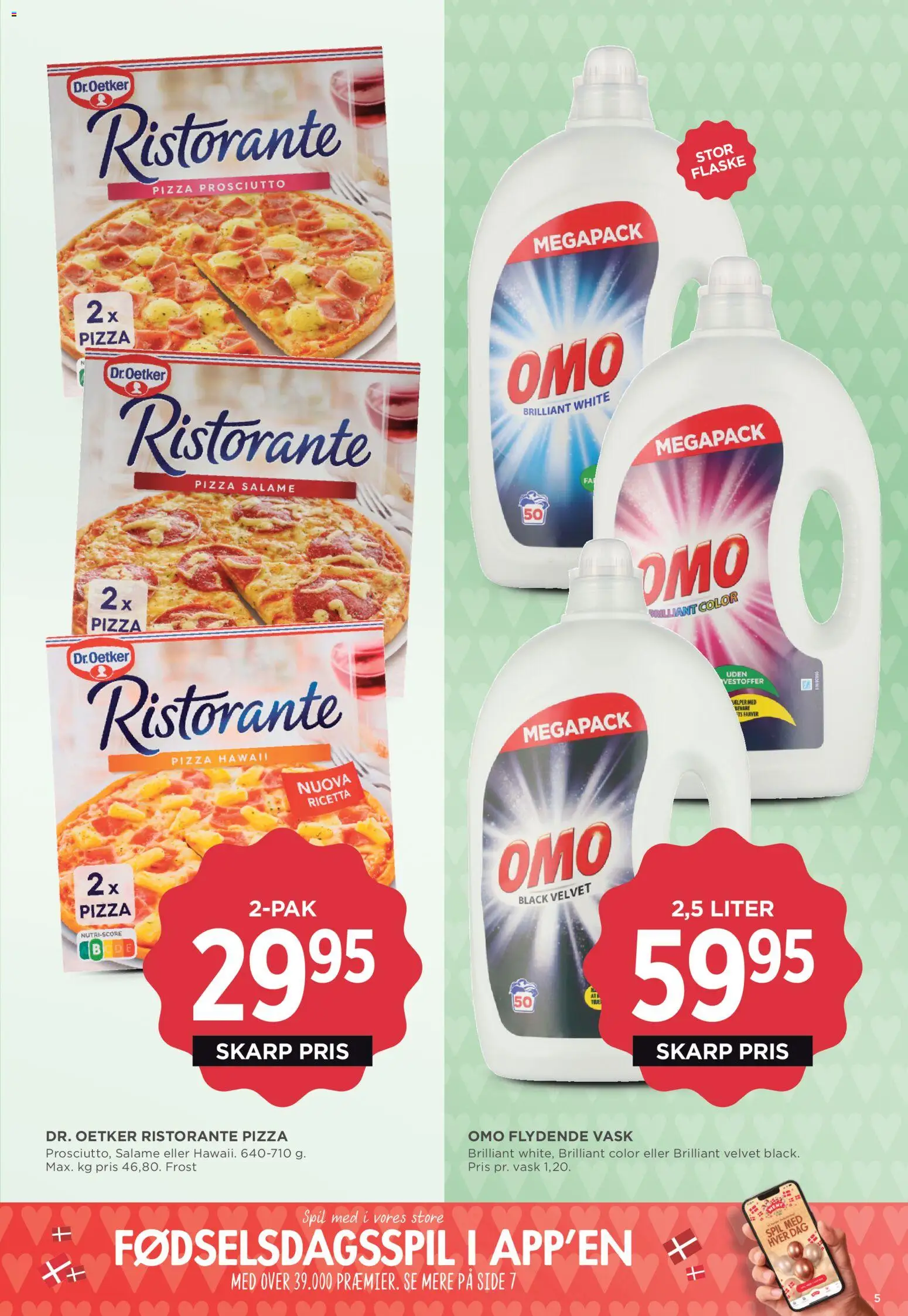 Meny tilbudsavis – gyldig fra 08.05.2026 | Side: 5 | Produkter: Pizza, Spil