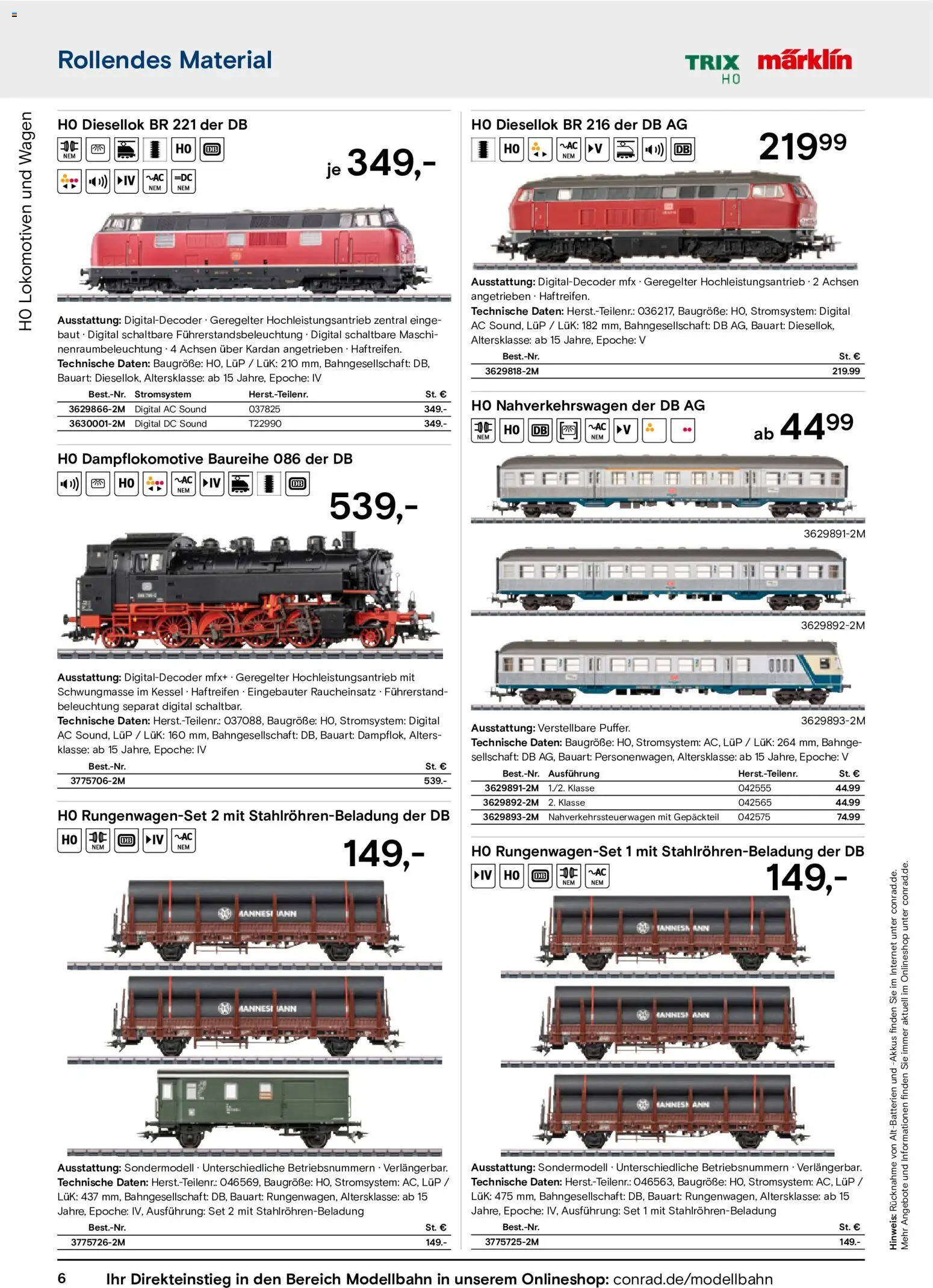 Conrad Modellbahn Katalog – gültig ab 07.09.2026 | Seite: 10