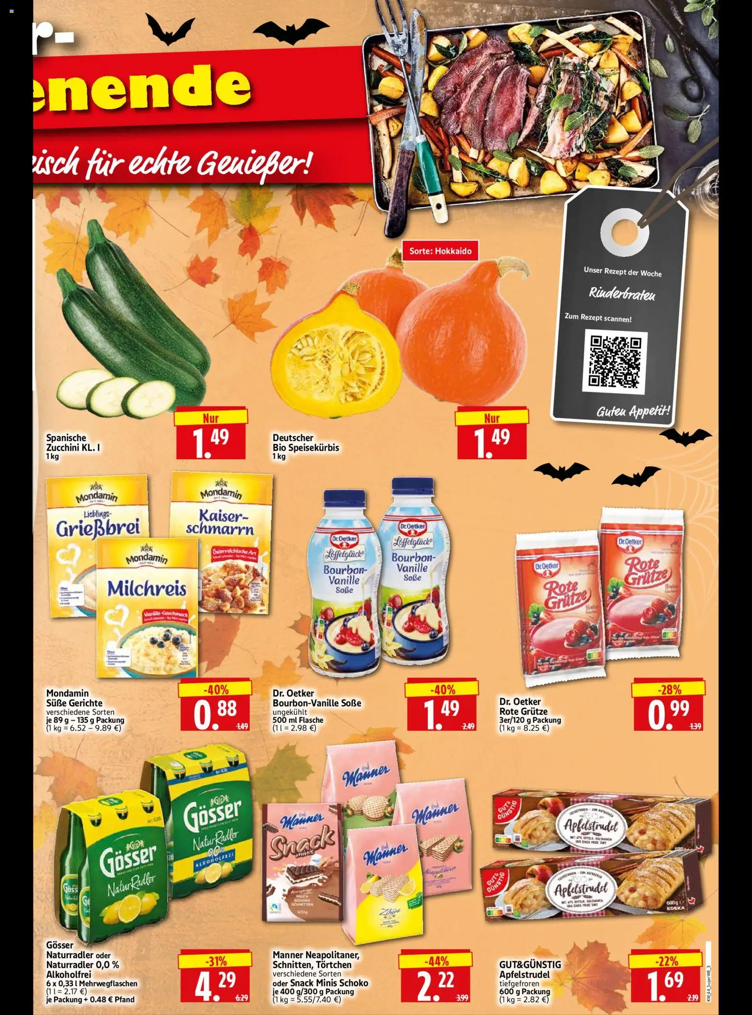 HERKULES Sonderbeilage – gültig ab 29.10.2026 | Seite: 3 | Produkte: Rinderbraten, Vanille, Soße, Bourbon