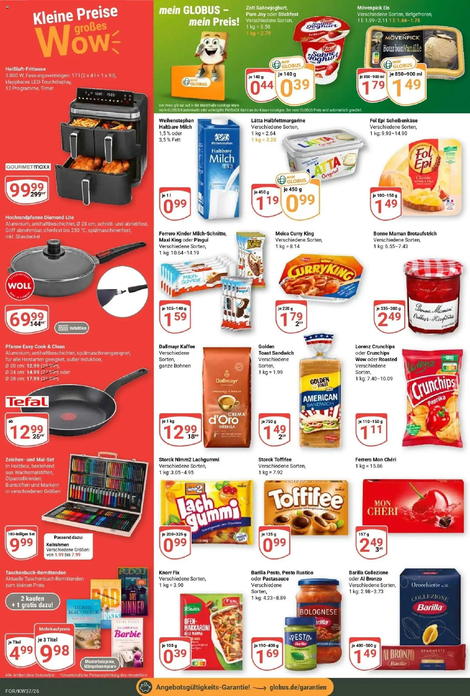 Globus Prospekt Forchheim – gültig ab 07.09.2026 | Seite: 6 | Produkte: Knorr, Movenpick eis, Toffifee, Eis