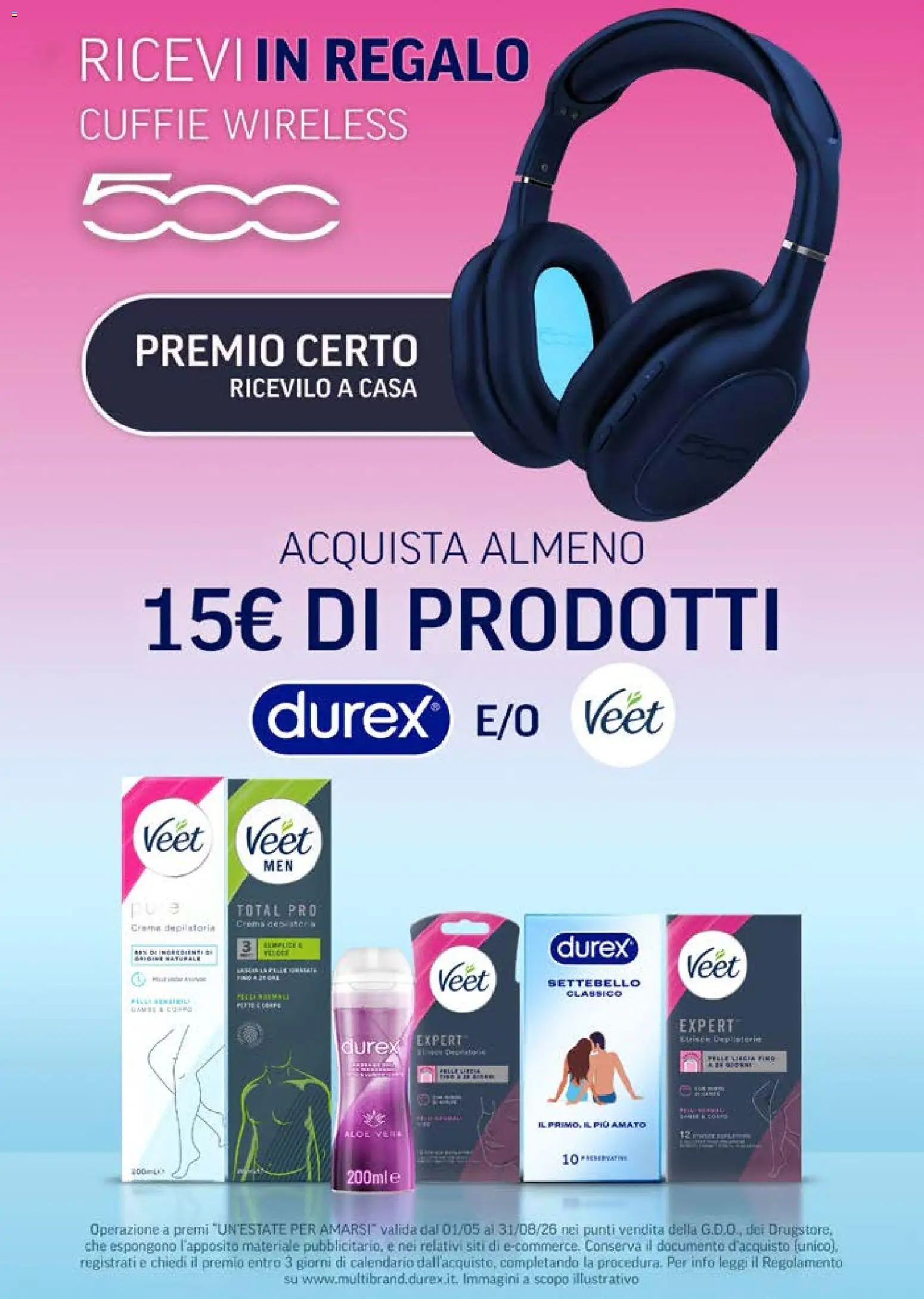 Volantino Gulliver del 01/08/2026 | Pagina: 69 | Prodotti: Crema, Crema depilatoria, Cuffie