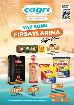 04 Eylül 2026 tarihinden itibaren geçerli olan Çağrı Market kataloğu önizlemesi