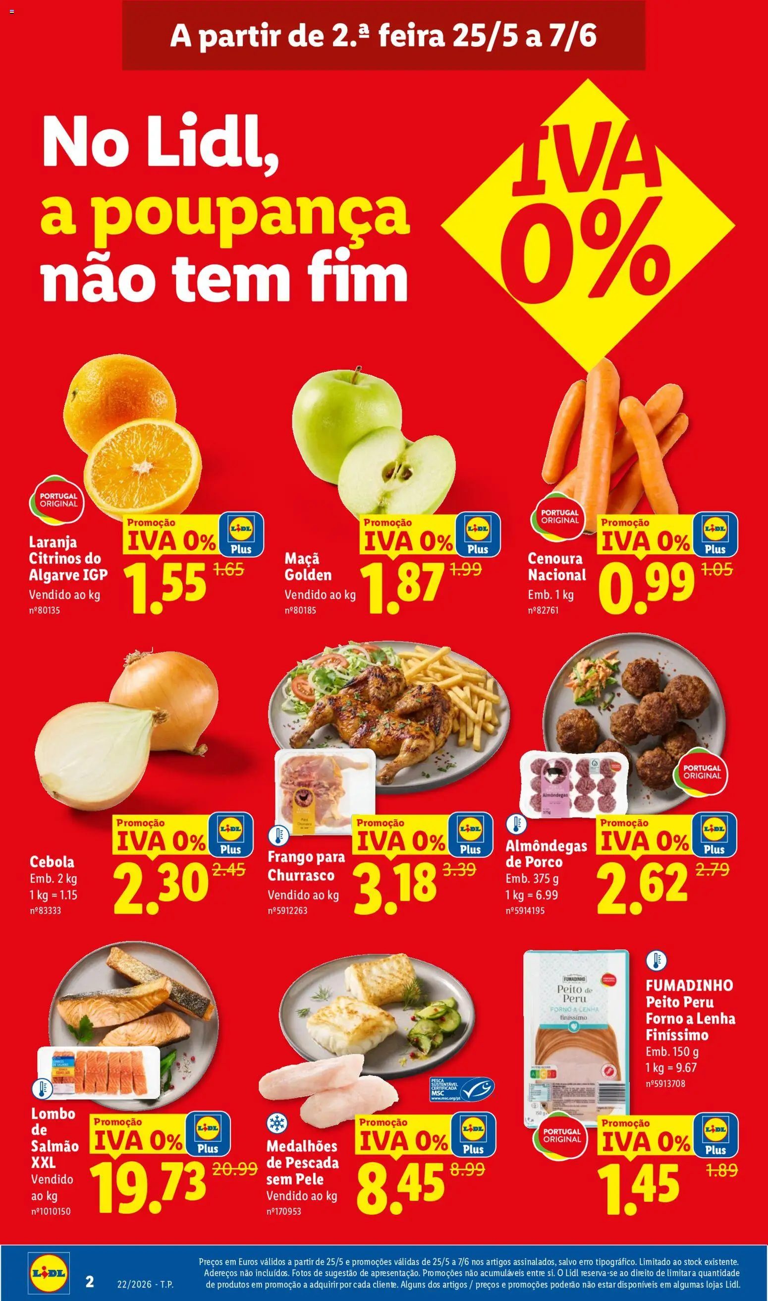 Lidl folheto │ válido de 25.05.2026 | Página: 2 | Produtos: Forno, Lombo, Maça, Cenoura