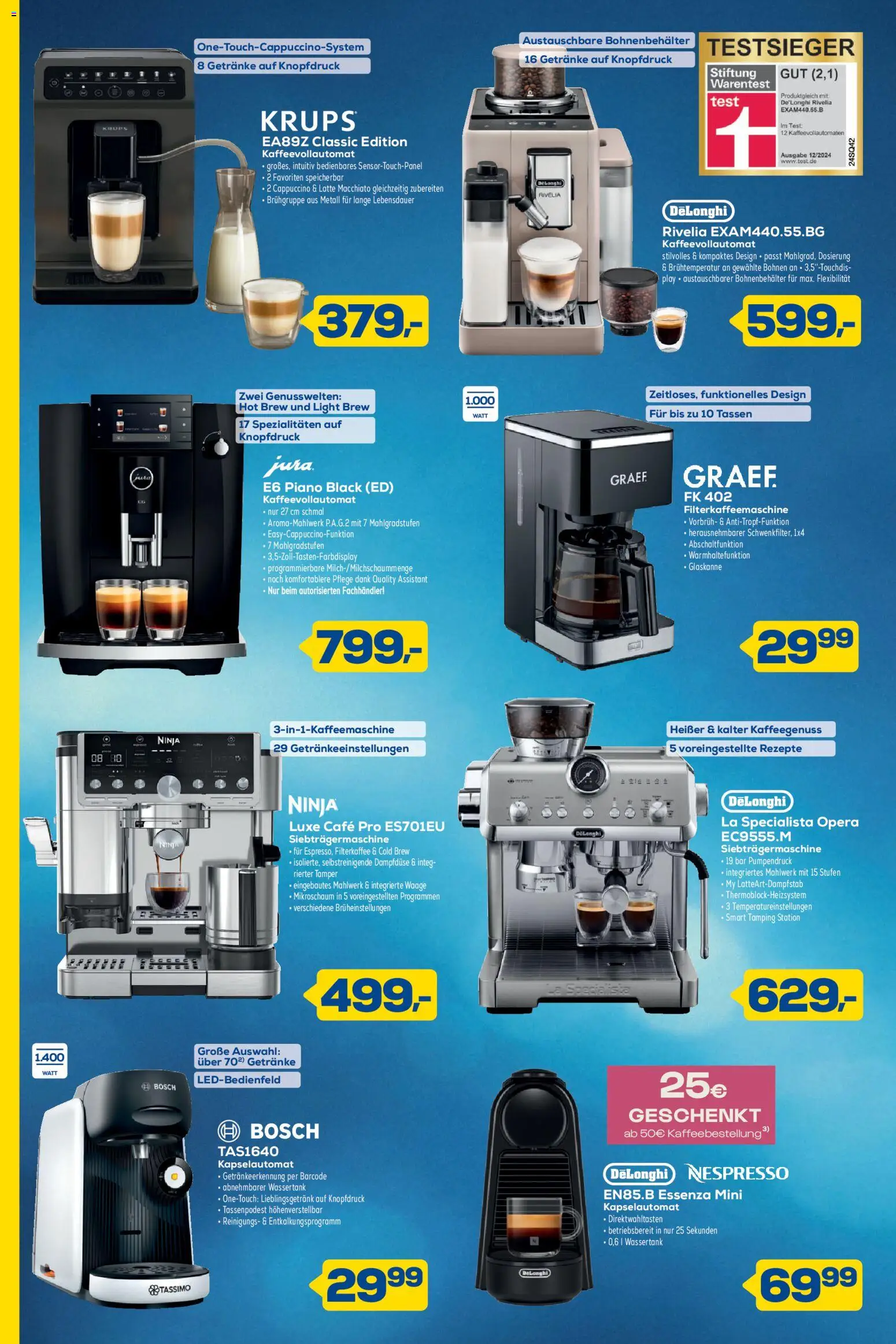 Euronics Prospekt – gültig ab 12.08.2026 | Seite: 8 | Produkte: Bosch, Krups, Spezialitäten, Kaffeevollautomat