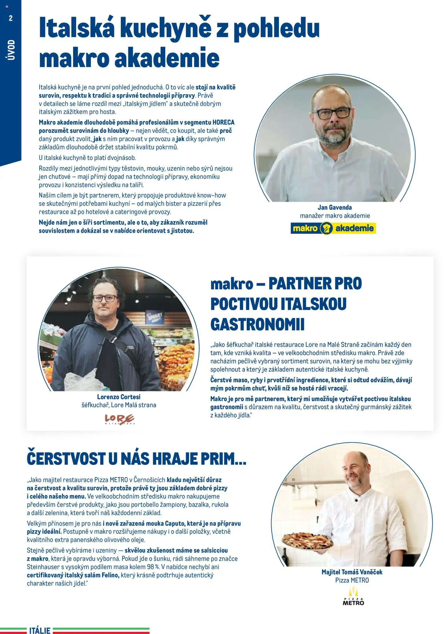 Makro leták - Itálie od 15.05.2026 | Strana: 2 | Produkty: Pizza, Ryby, Mouka, Kuchyně