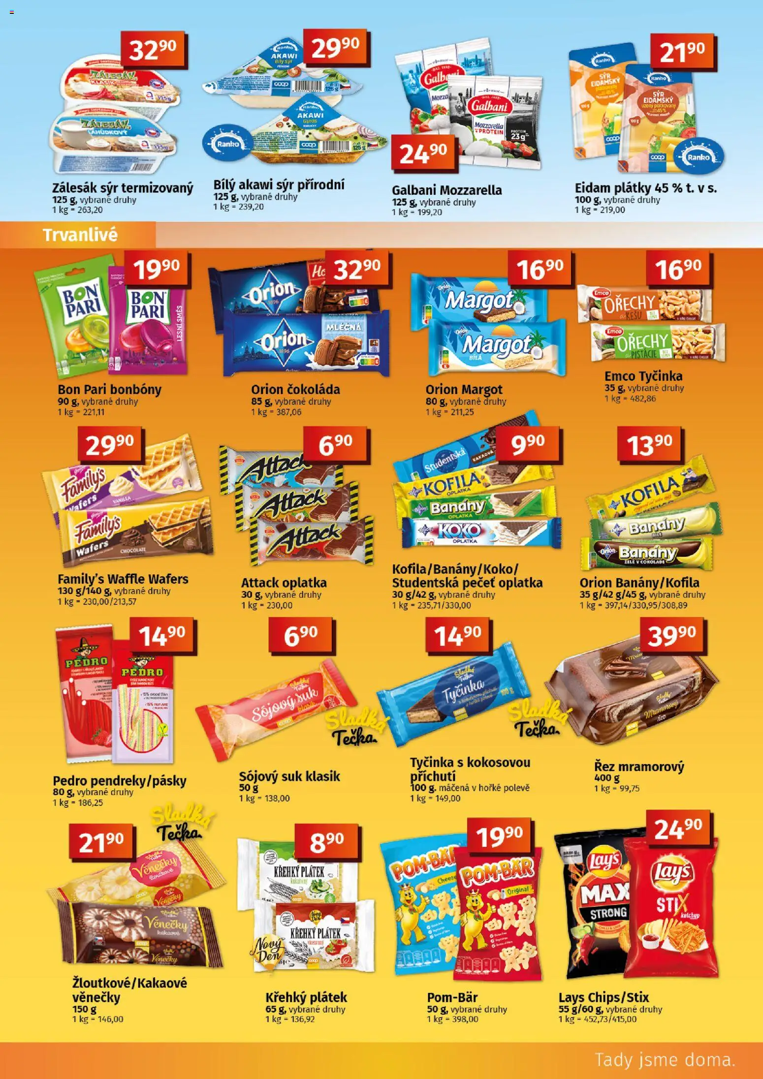 Coop leták - Tuty od 12.08.2026 | Strana: 5 | Produkty: Sýr, Věnečky, Kofila, Lay's