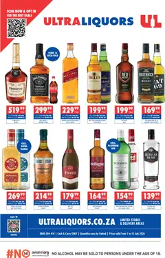 Ultra Liquors specials catalogue – valid from 01/07/2026