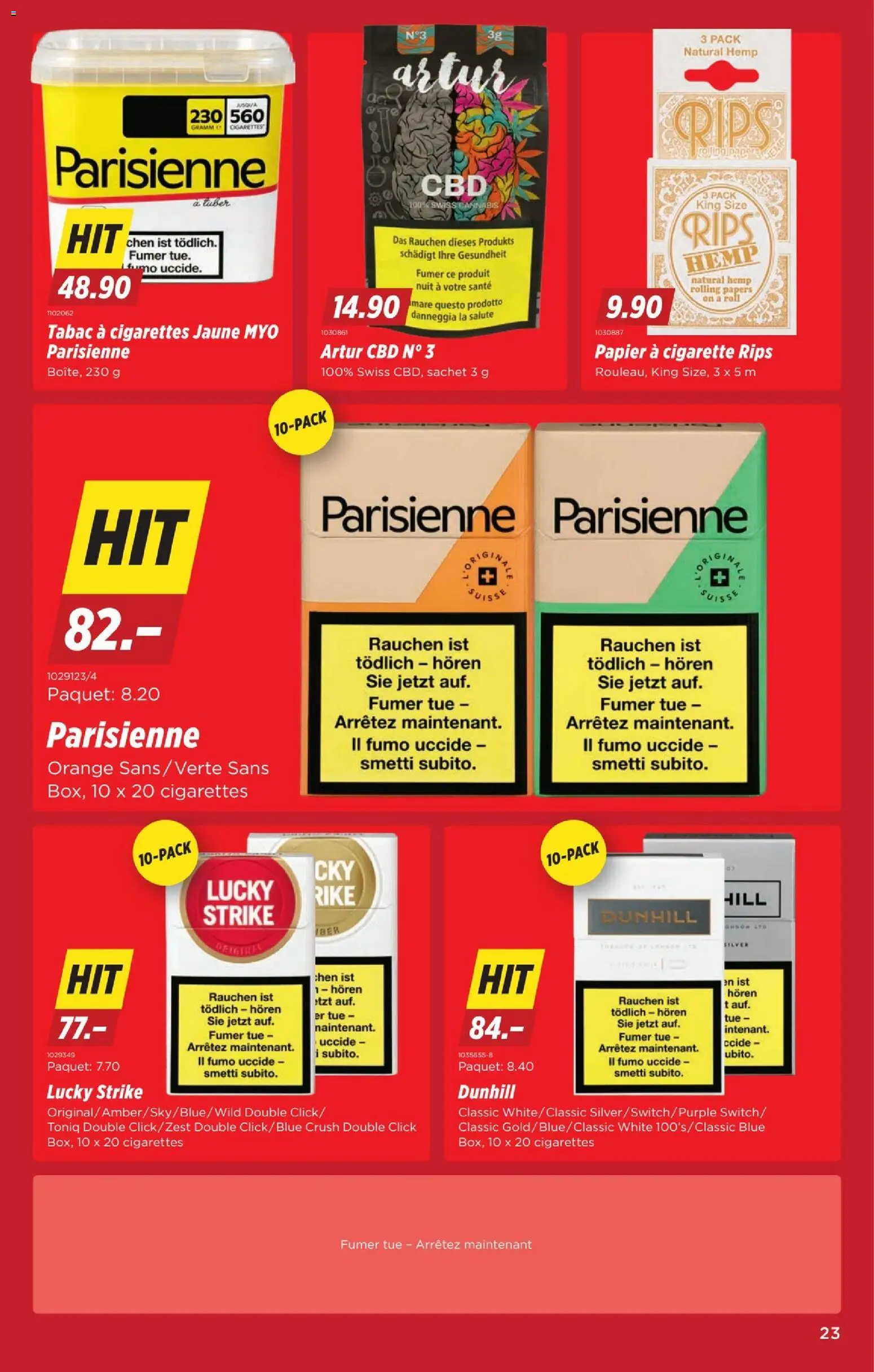 Denner aktionen FR – gültig ab 01.10.2026 | Seite: 23