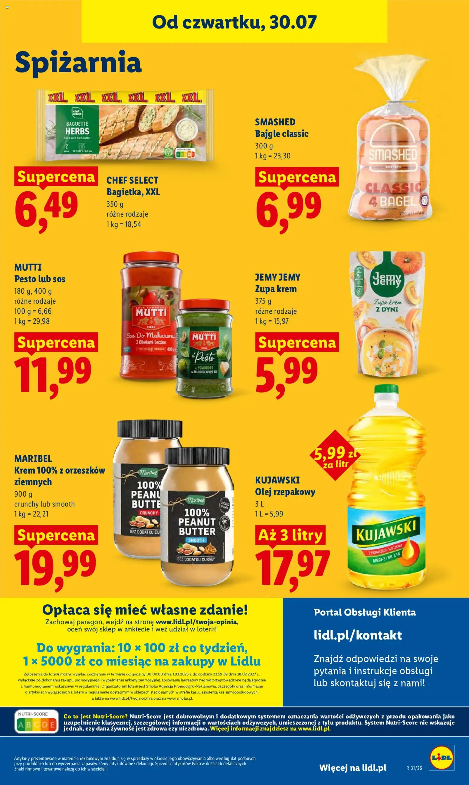 Lidl Polsko leták od 30.07.2026 | Strana: 71 | Produkty: Bagel, Olej, Krém, Pesto