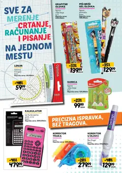 Roda katalog Specijal škole - pregled Roda kataloga - važi od 14.08.2026 | Strana: 17 | Proizvode: Korektor, Kalkulator