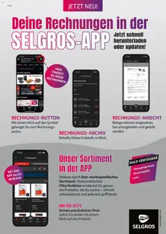 Selgros Deine Rechnungen in der APP ab 28.05.2026 gültig
