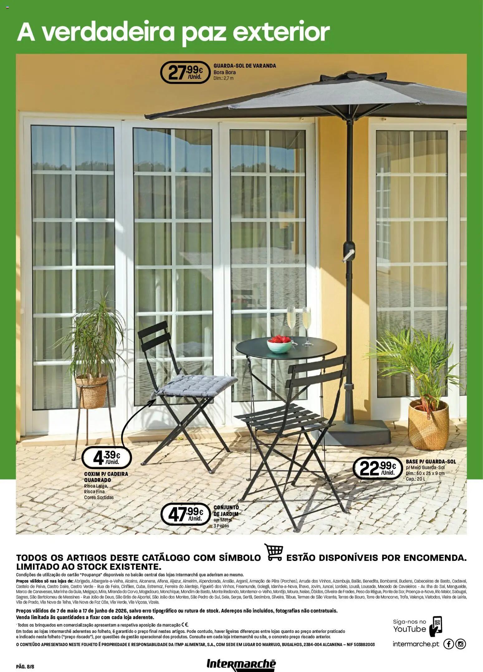 Intermarché Folheto Contact │ válido de 07.05.2026 | Página: 8 | Produtos: Base, Cadeira