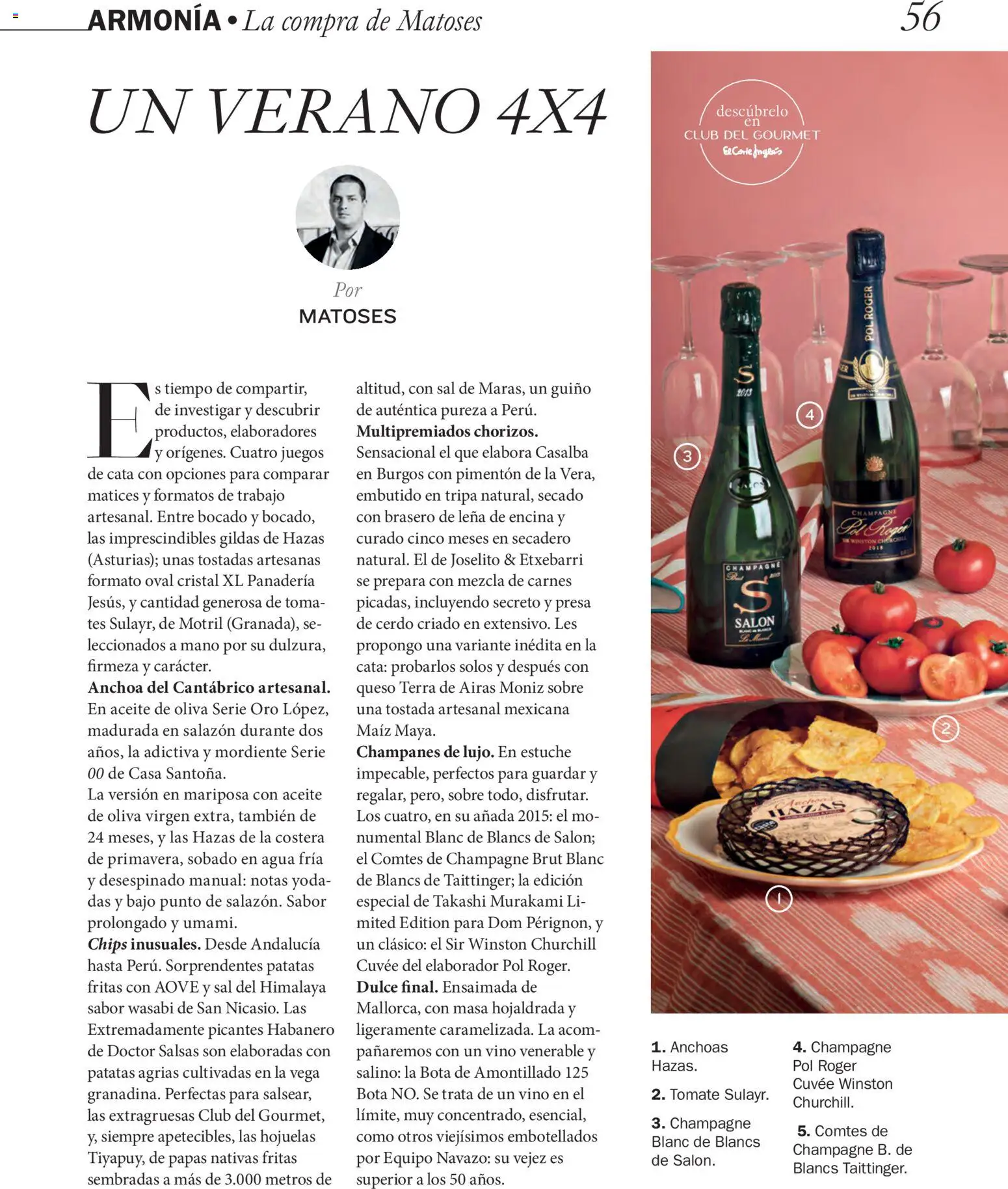 El Corte Inglés ofertas │ válido desde el 22/06/2026 | Página: 56 | Productos: Maíz, Anchoas, Vino, Sal