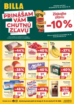 Billa leták platný od 21.10.2026