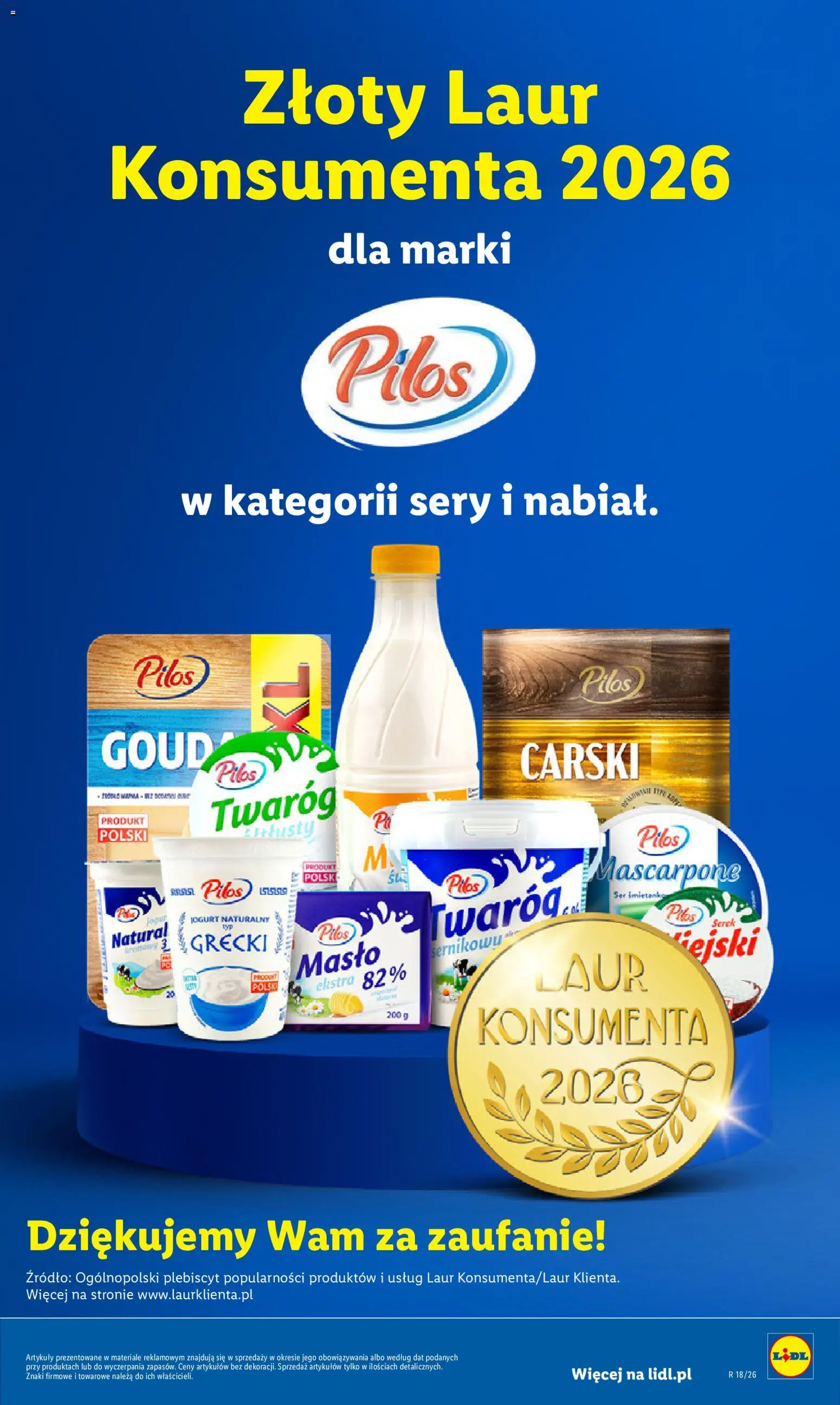 Lidl gazetka od 04.05.2026 | Strona: 55 | Produkty: Serek, Jogurt naturalny, Serek wiejski, Masło
