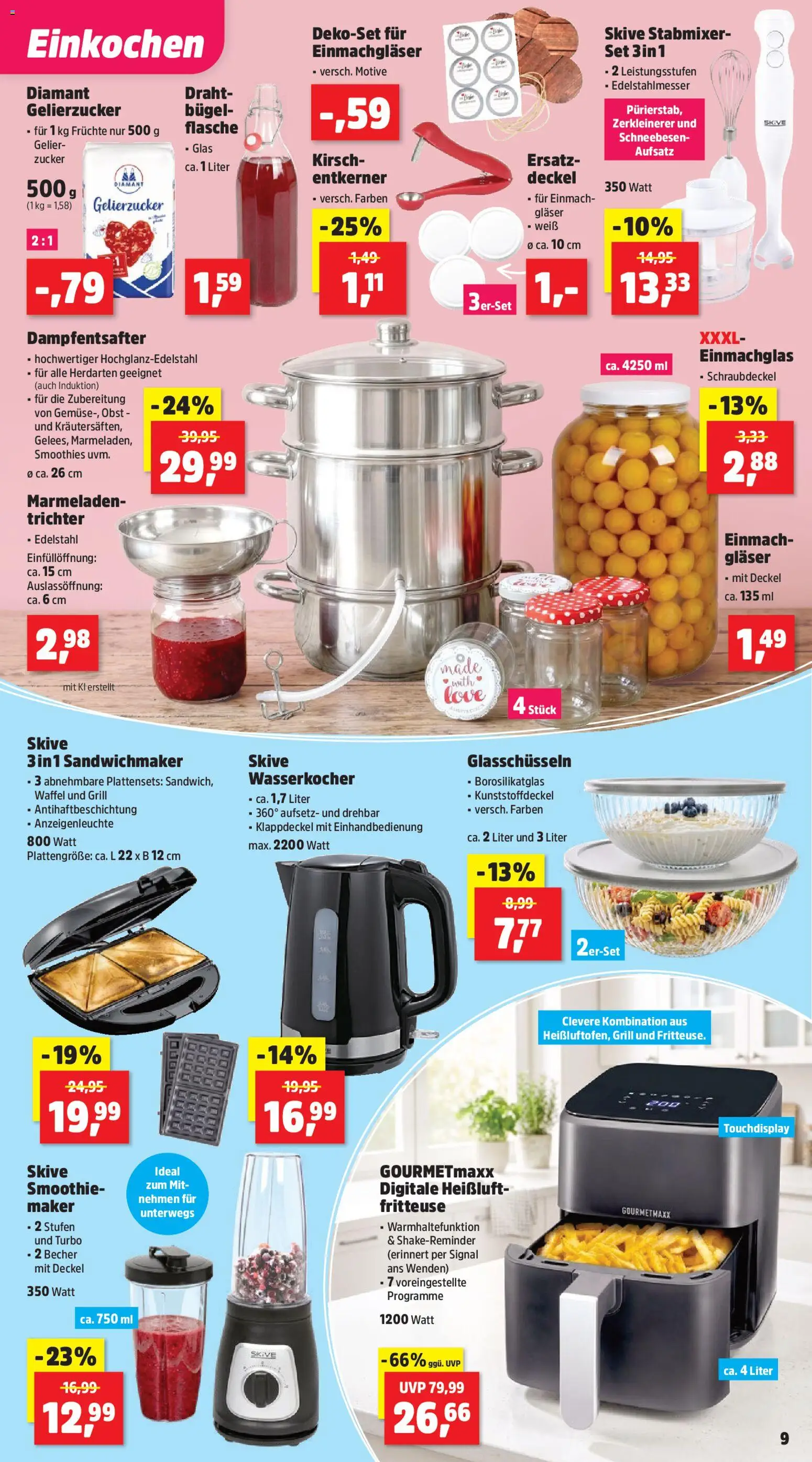 Thomas Philipps Prospekt – gültig ab 29.06.2026 | Seite: 13 | Produkte: Sandwichmaker, Obst, Zucker, Stabmixer