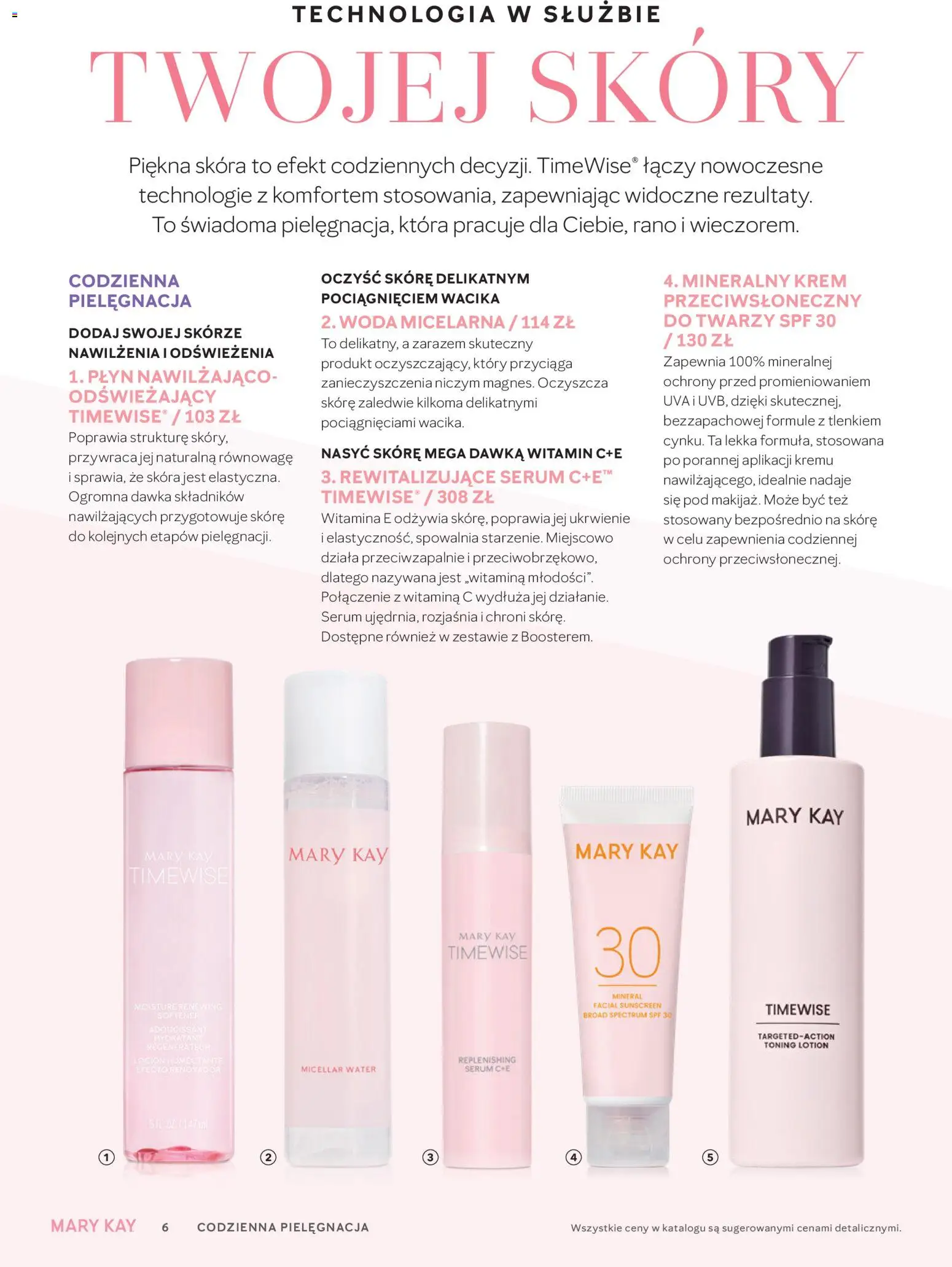Mary Kay Katalog od 16.04.2026 | Strona: 6 | Produkty: Woda micelarna, Krem, Lotion, Woda