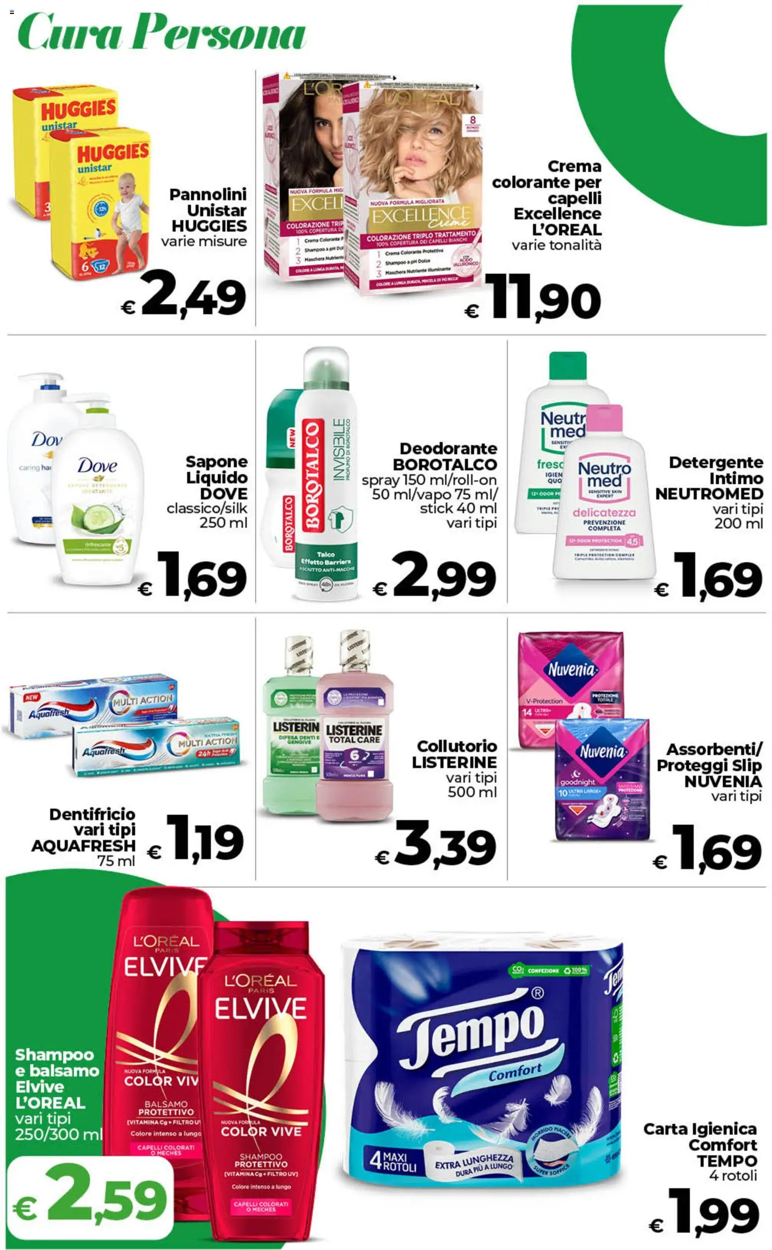 Volantino COOP del 29.05.2026 | Pagina: 18 | Prodotti: Sapone, Dentifricio, Proteggi slip, Detergente