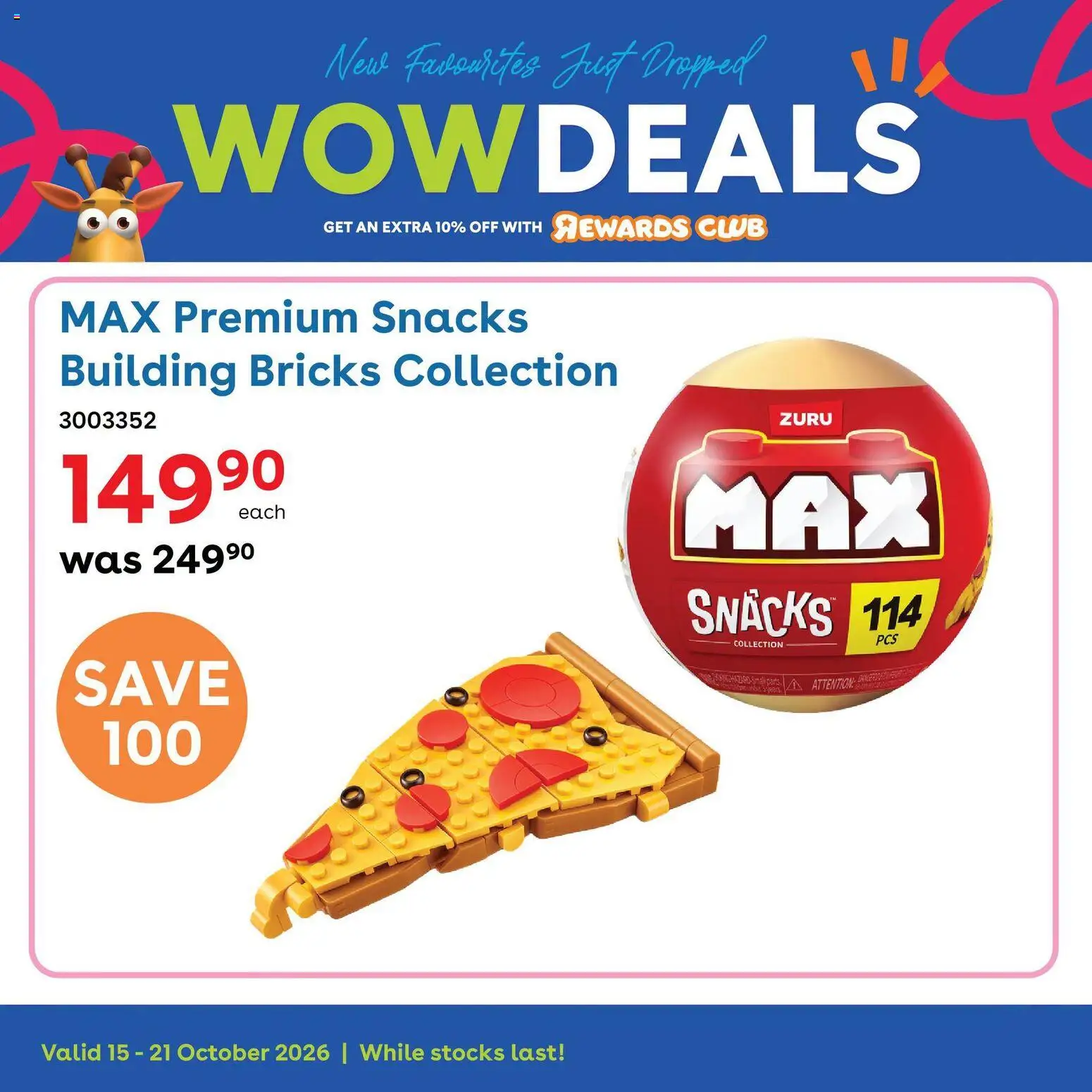 New Toys R Us catalogue – valid from 15/10/2026 | Page: 3 | Products: Snacks