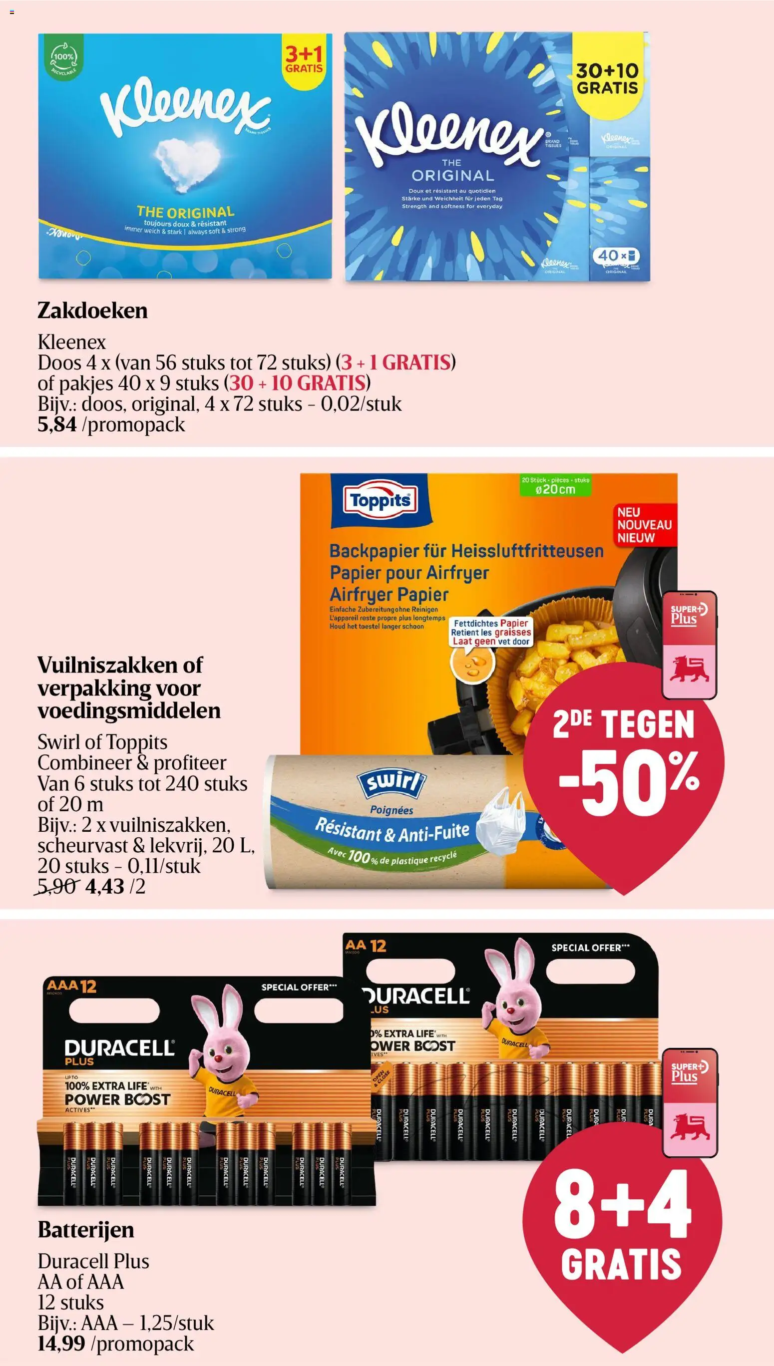 {H1} | Pagina: 41 | Producten: Papier, Tissues, Boost, Batterijen