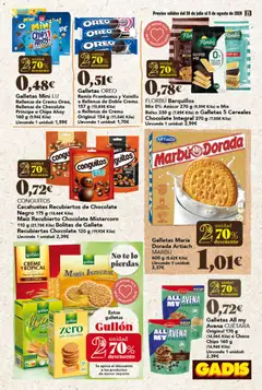 Vista previa Gadis folleto válido desde el 30/07/2026 | Página: 21 | Productos: Chocolate, Crema, Té, Horno