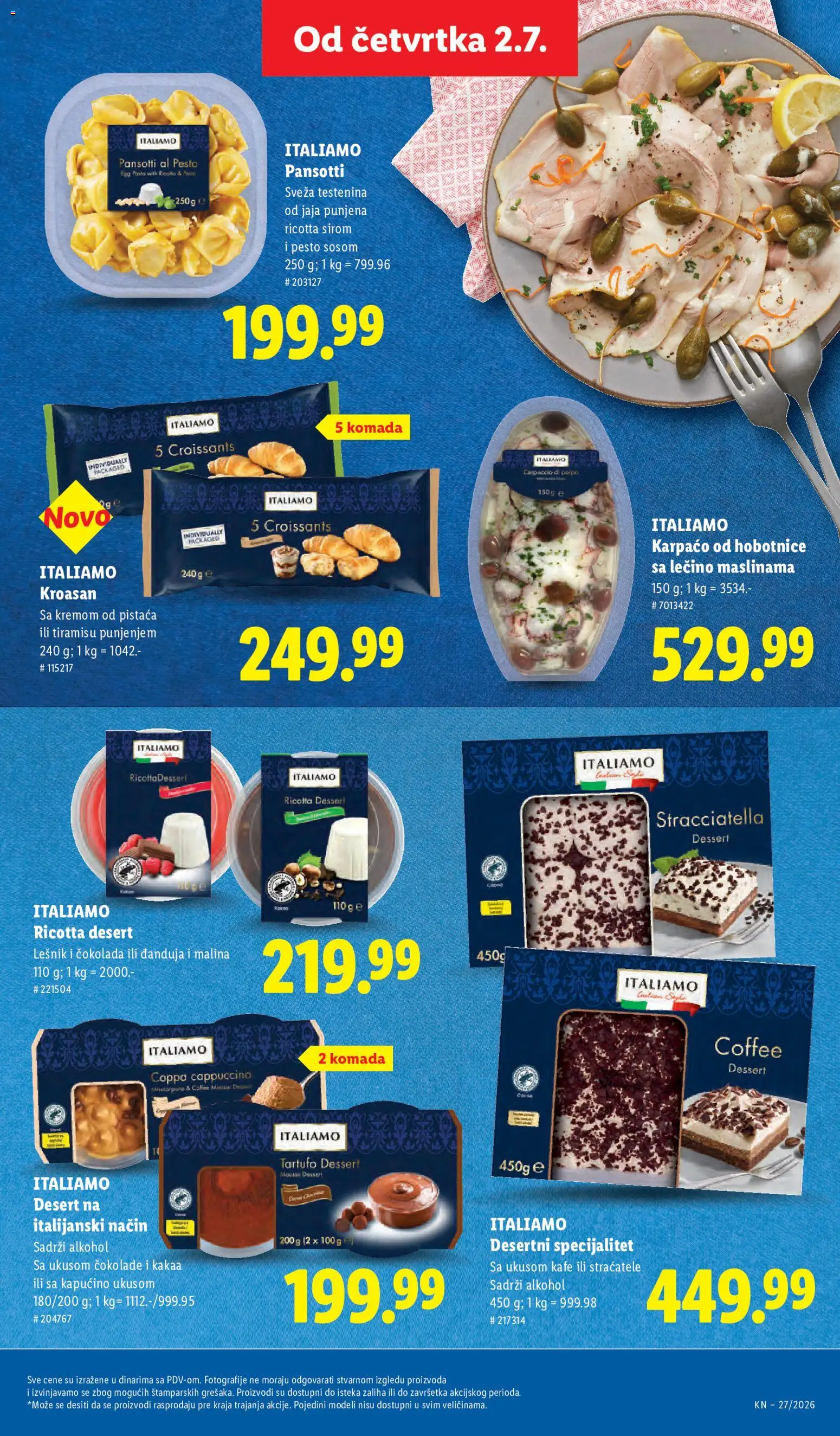 Lidl katalog - važi od 02.07.2026 | Strana: 51 | Proizvode: Pesto, Malina, Jaja, Čokolada