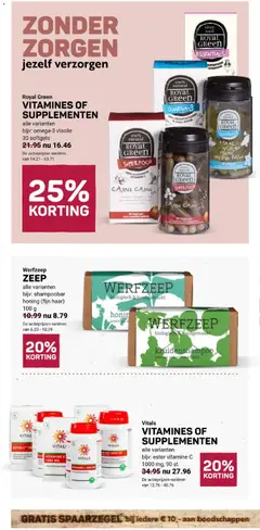 Ekoplaza folder - Voorbeeld van een folder van Ekoplaza, geldig van 29.04.2026 | Pagina: 12 | Producten: Supplementen, Vitamine C, Zeep