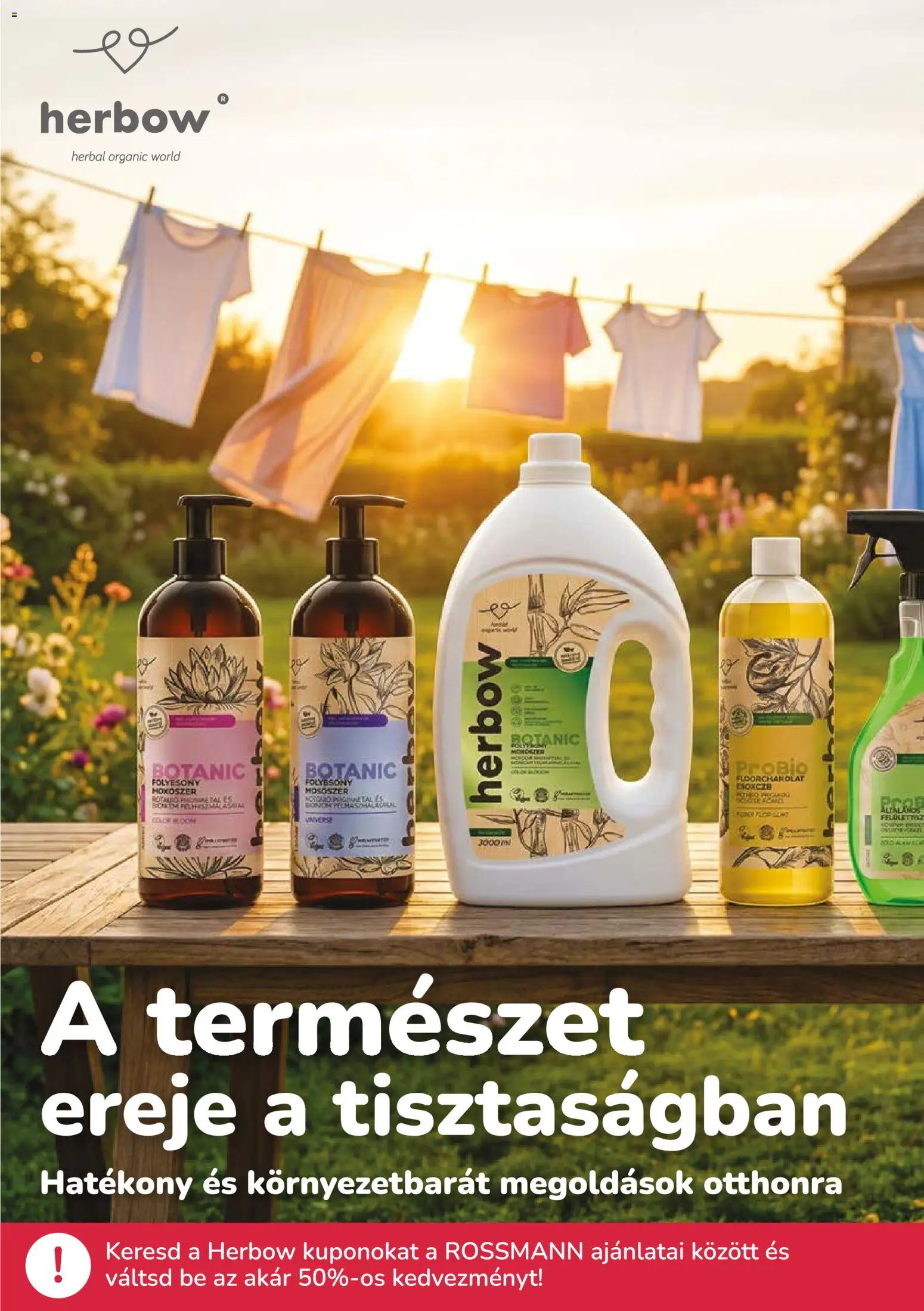 Rossmann akciós ujság - amely érvényes a következő dátumtól: 11.05.2026 | Oldal: 2 | Termékek: Folyékony mosószer, Mosószer