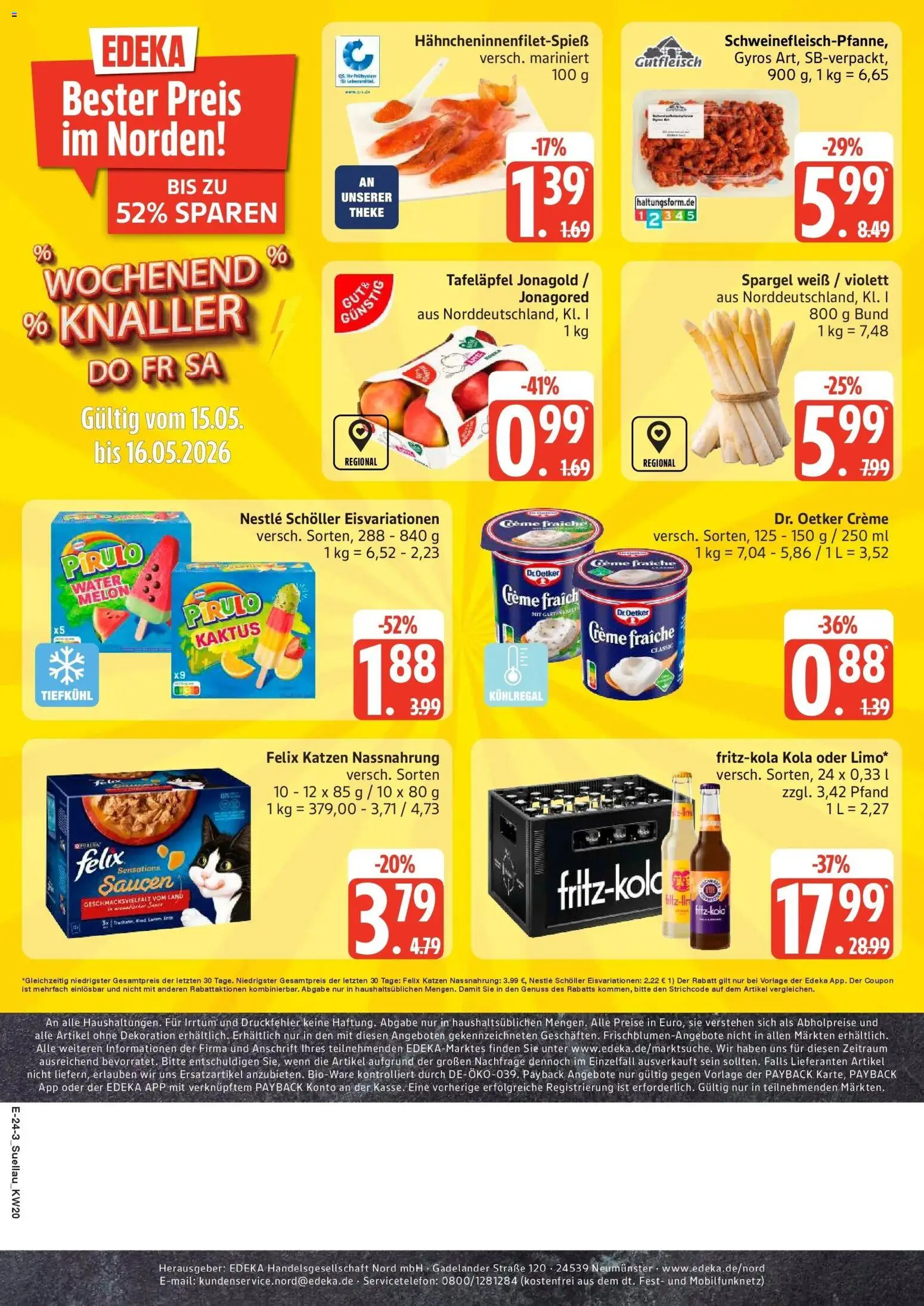 Marktkauf Prospekt Mölln	 – gültig ab 10.05.2026 | Seite: 24 | Produkte: Theke, Spargel, Creme, Gyros