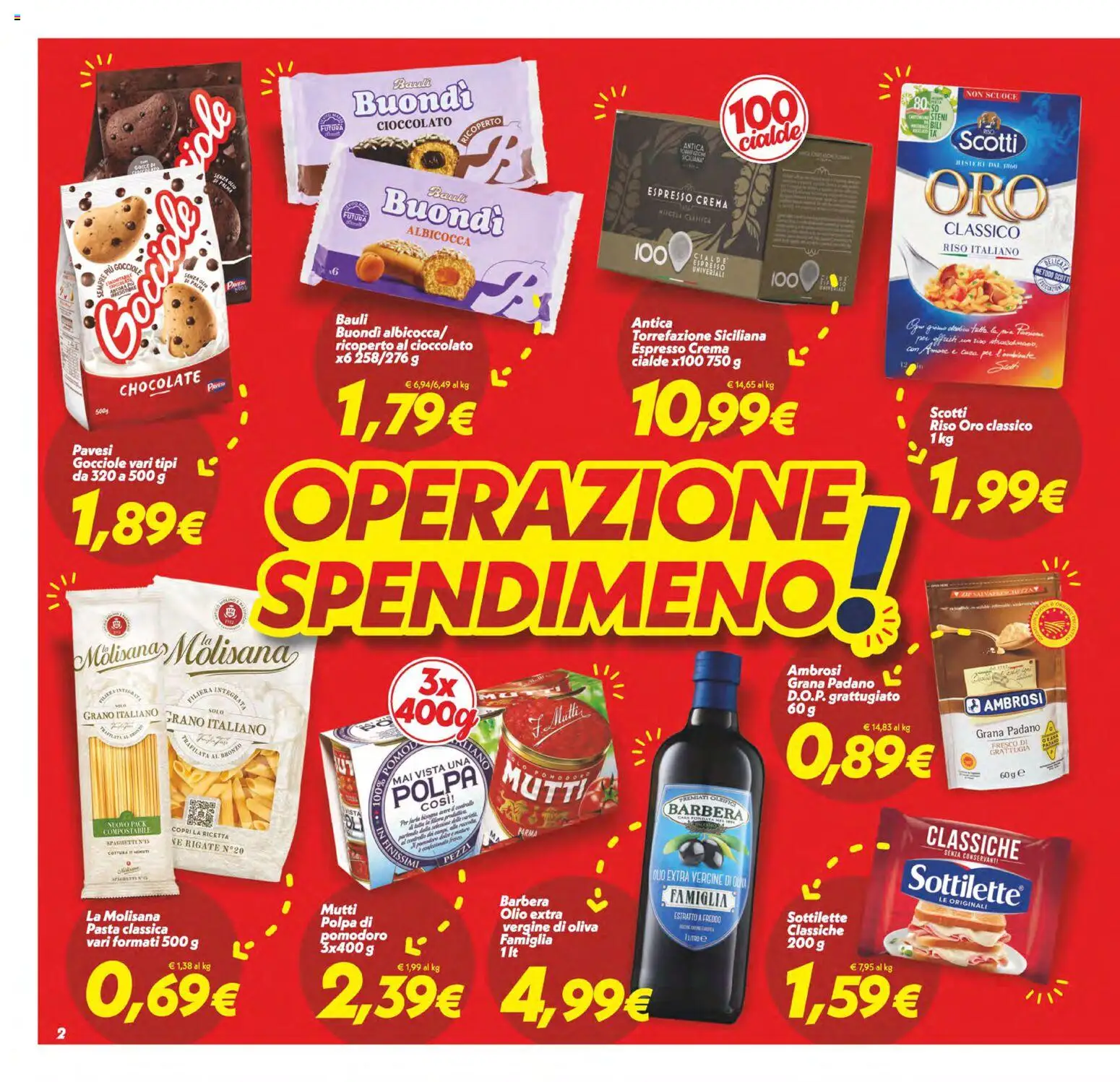 Volantino SuperConveniente del 23/10/2026 | Pagina: 2 | Prodotti: Crema, Grattugia, Pomodoro, Olio extra vergine