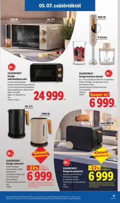 Lidl akciós újság - amely érvényes a következő dátumtól: 07.05.2026 | Oldal: 31