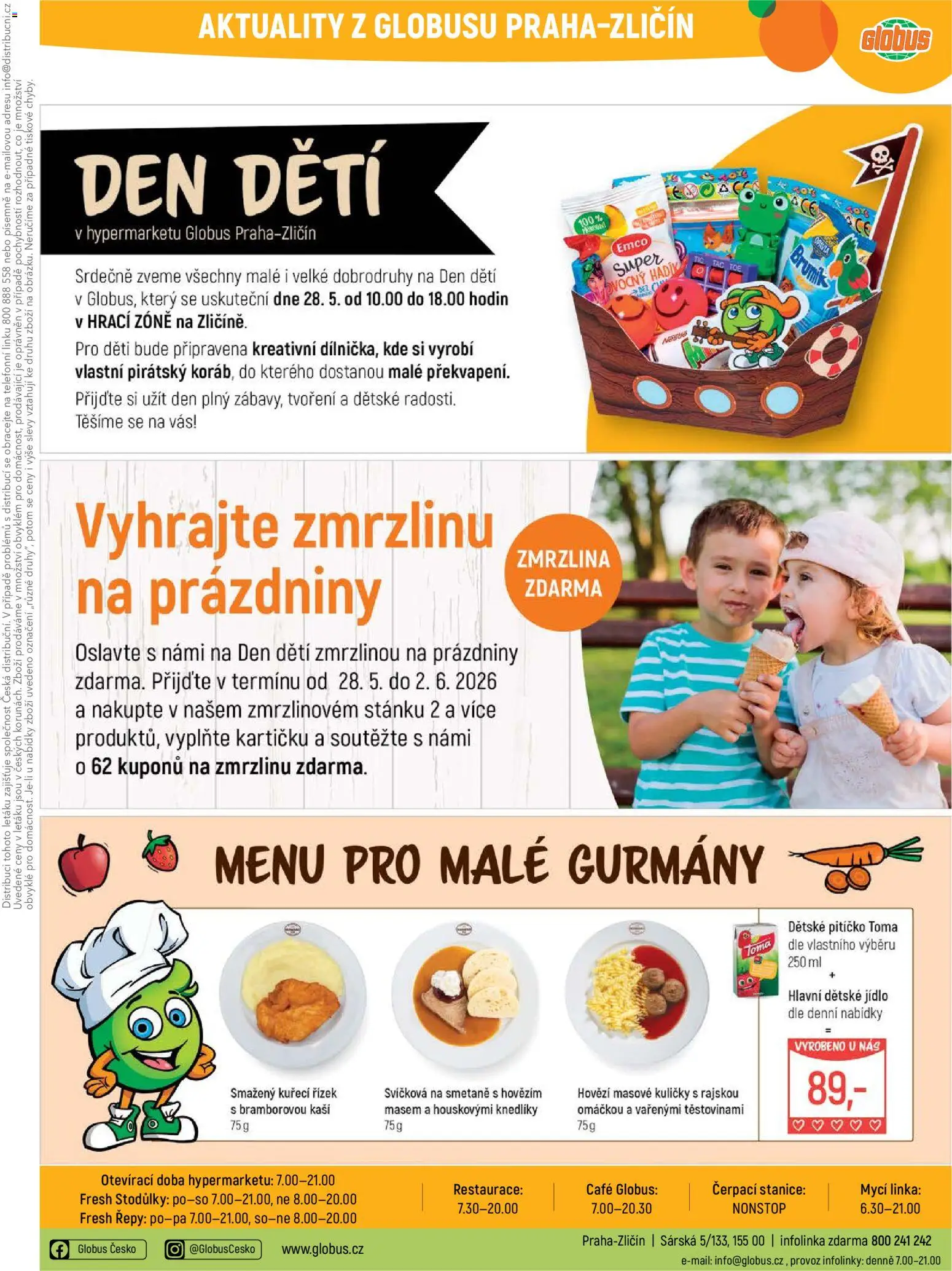 Globus leták - Praha Zličín od 27.05.2026 | Strana: 41 | Produkty: Hovězí, Globus, Zmrzlina, Tác