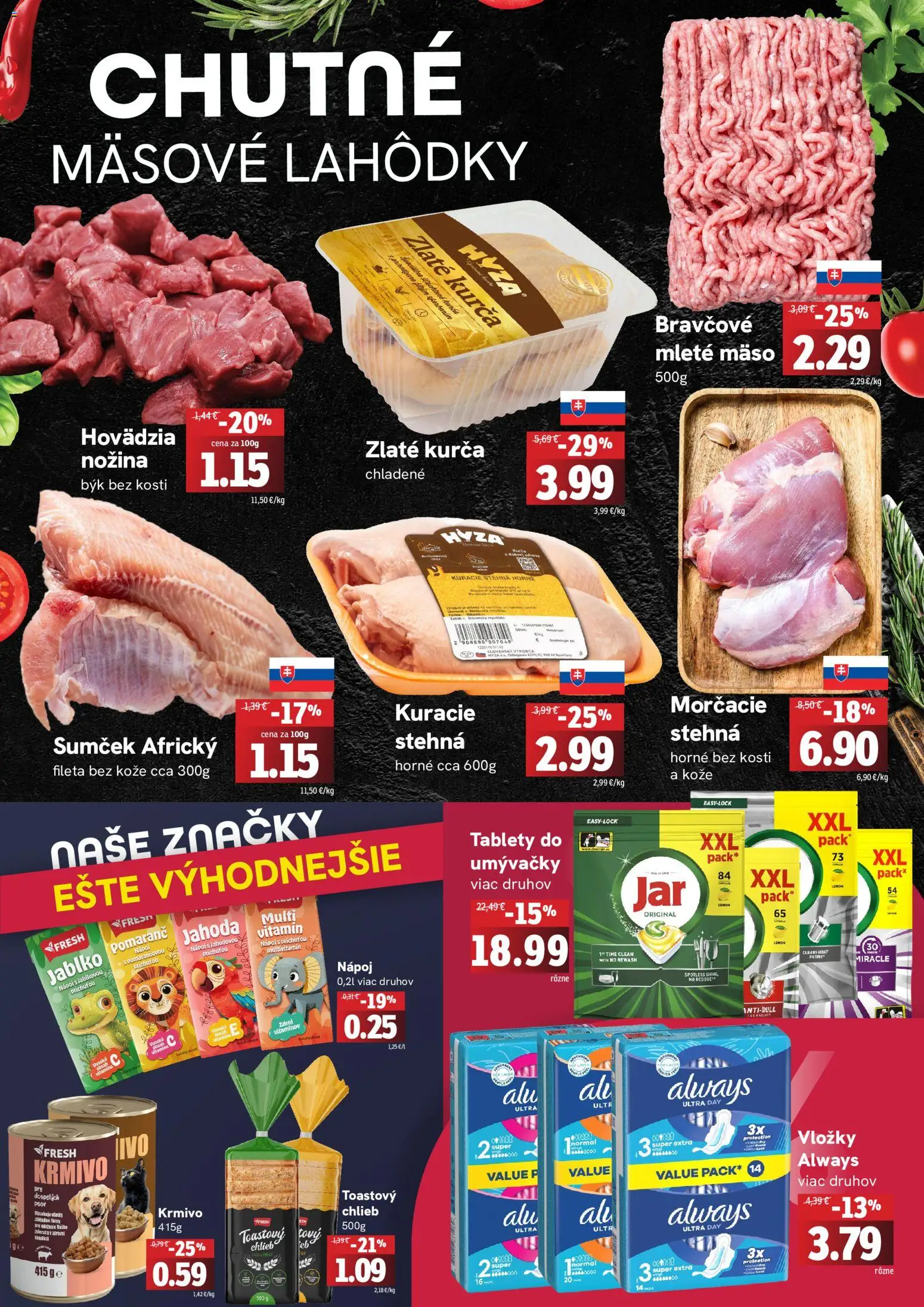 Nové Fresh akcie – leták je platný od 24.09.2026 | Strana: 2
