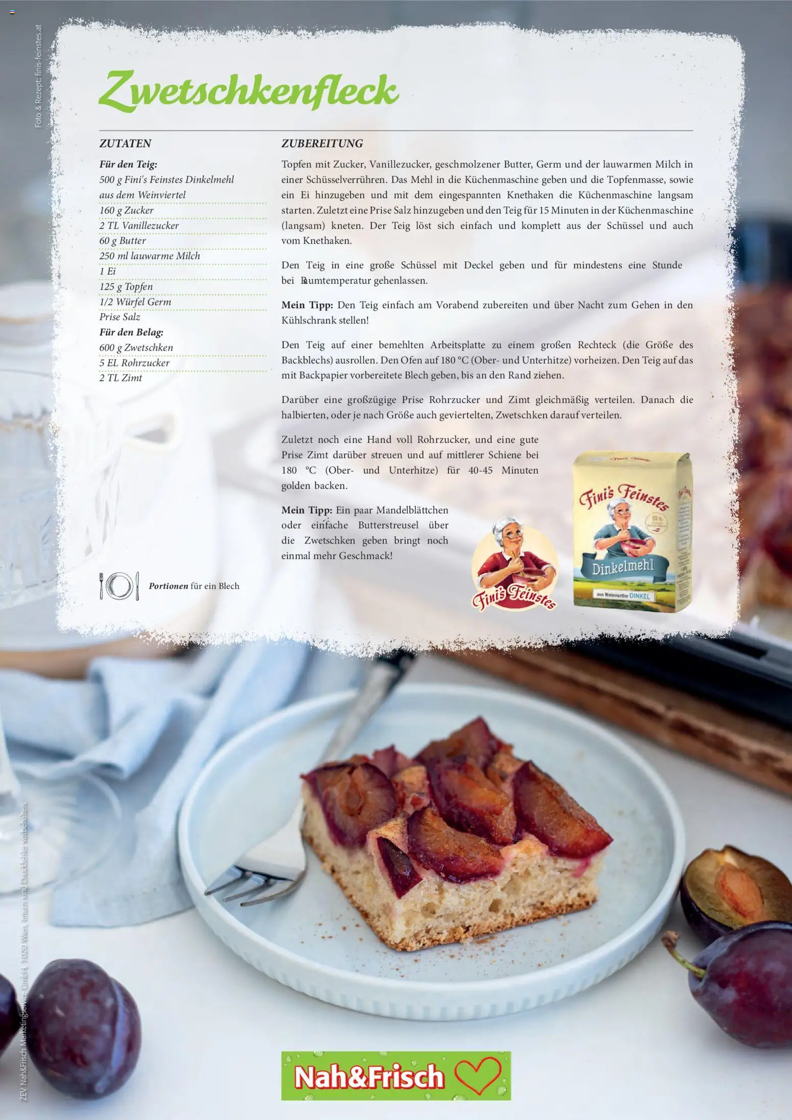 Nah und Frisch Magazin Kochideen gültig ab 01.09.2026 | Seite: 8 | Produkte: Zucker, Zutaten, Ofen, Mehl
