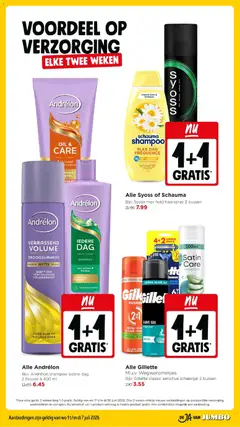 Andrélon shampoo, Andrélon shampoo oil & care - Voorbeeld van een folder van Jumbo, geldig van 01-07-2026 | Pagina: 34