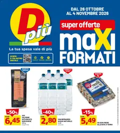 Anteprima del volantino D Più volantino valido a partire dal 26/10/2026