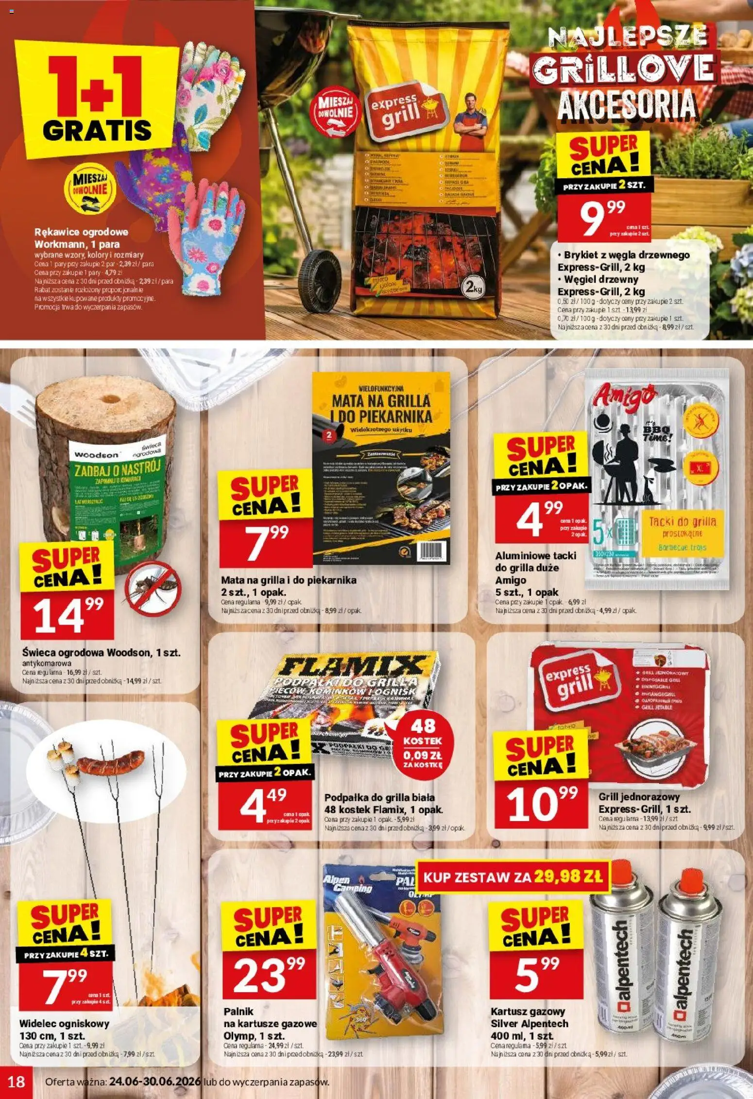 Twój Market gazetka od 24.06.2026 | Strona: 18 | Produkty: Grill, Grill jednorazowy